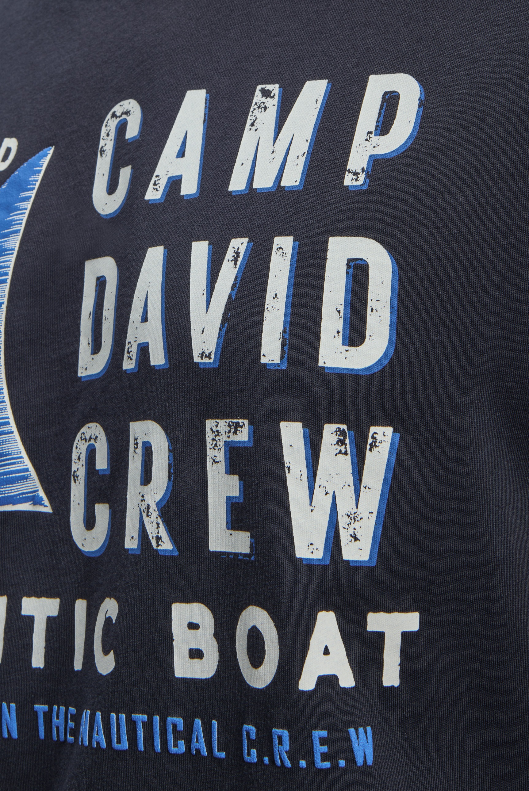 CAMP DAVID Rundhalsshirt aus Baumwolle