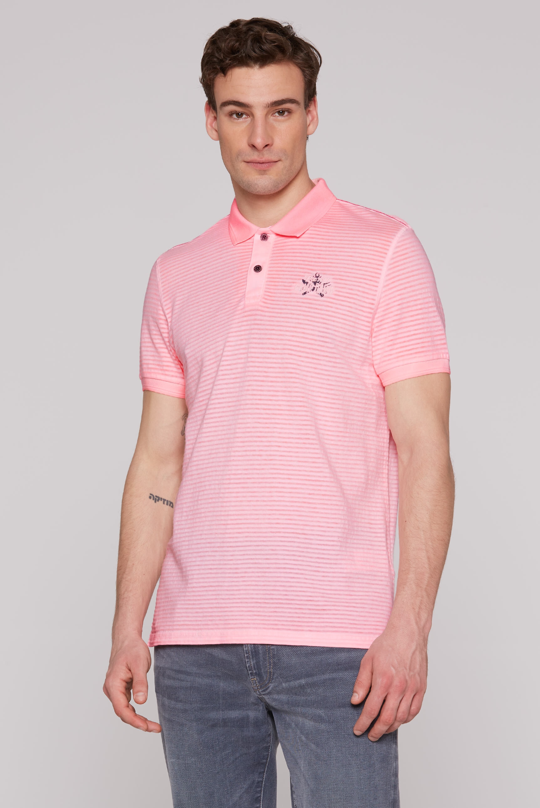 CAMP DAVID Poloshirt, mit großem Rücken-Print günstig online kaufen