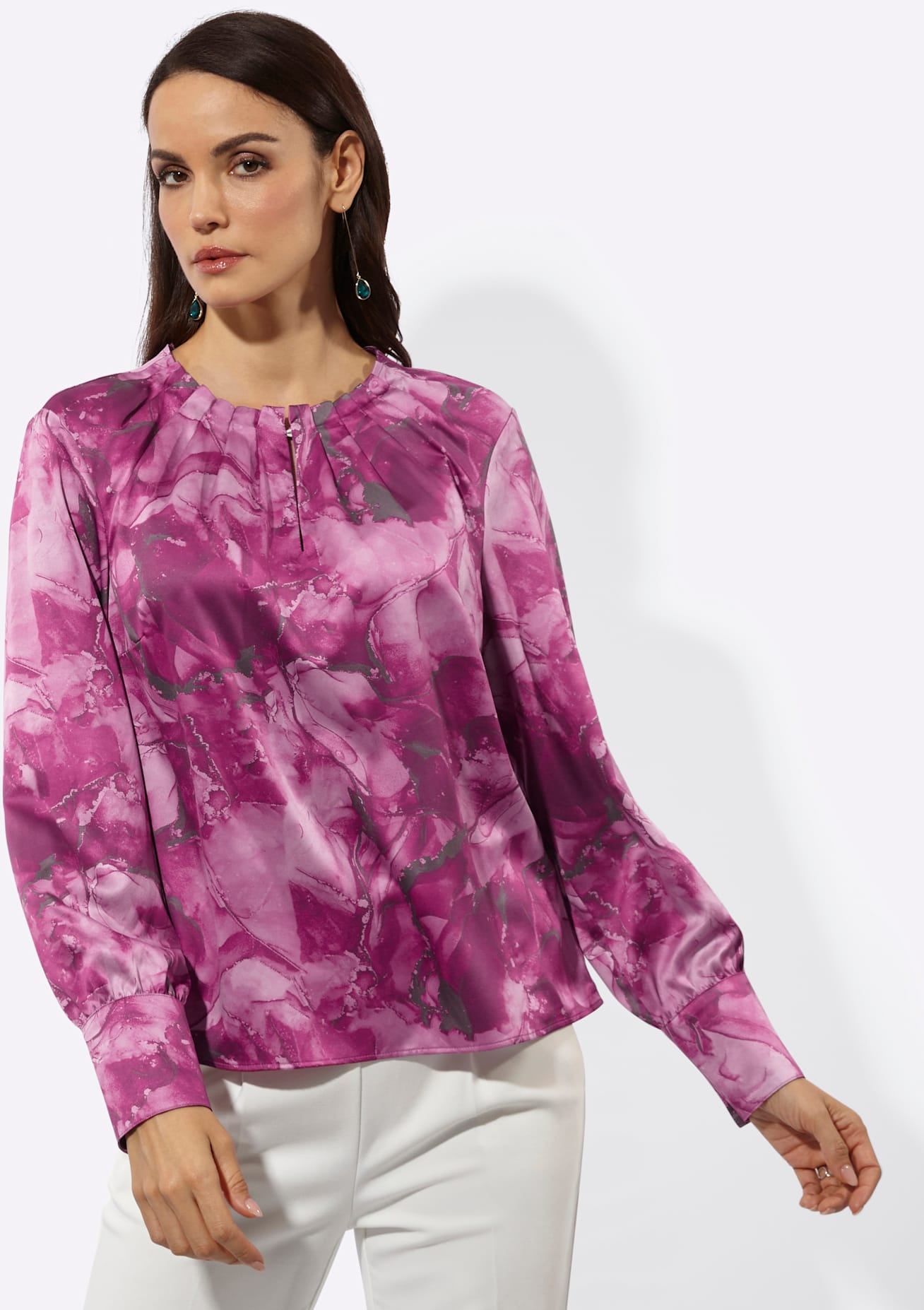 creation L Druckbluse