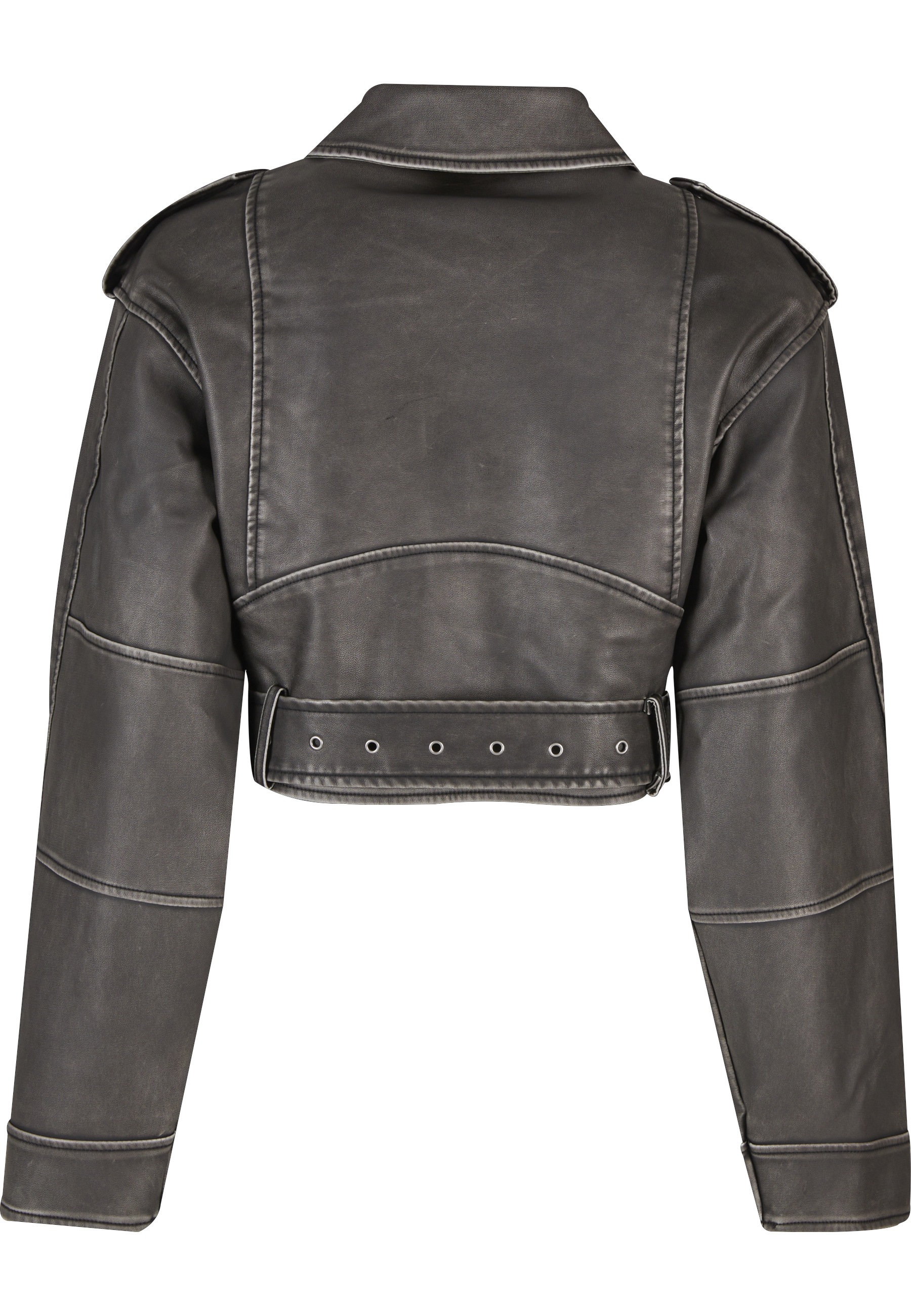 Karl Kani Winterjacke »Karl Kani Karl Kani OG Short OS Pu Biker Jacket« 1 Stk. tlg. ohne Kapuze