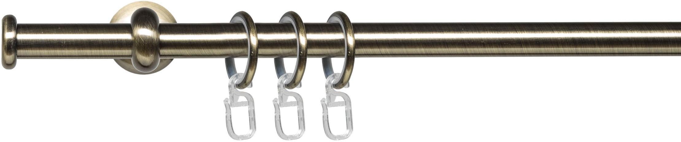 Liedeco Gardinenstange "Esp Endkappe" Ø 16 mm 1 läufig-läufig Fixmaß 1-läuf günstig online kaufen