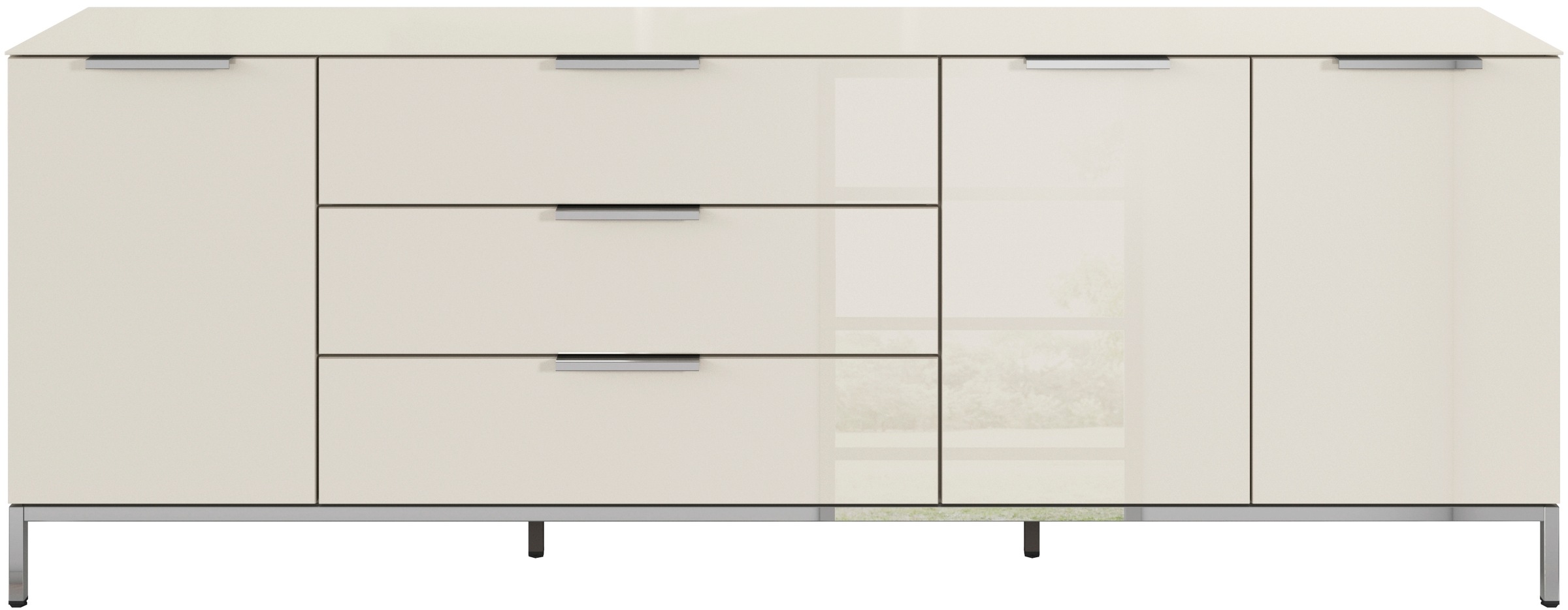 rauch Kombikommode "Kommode Türkommode Sideboard Kombikommode FLIPP mit Gla günstig online kaufen