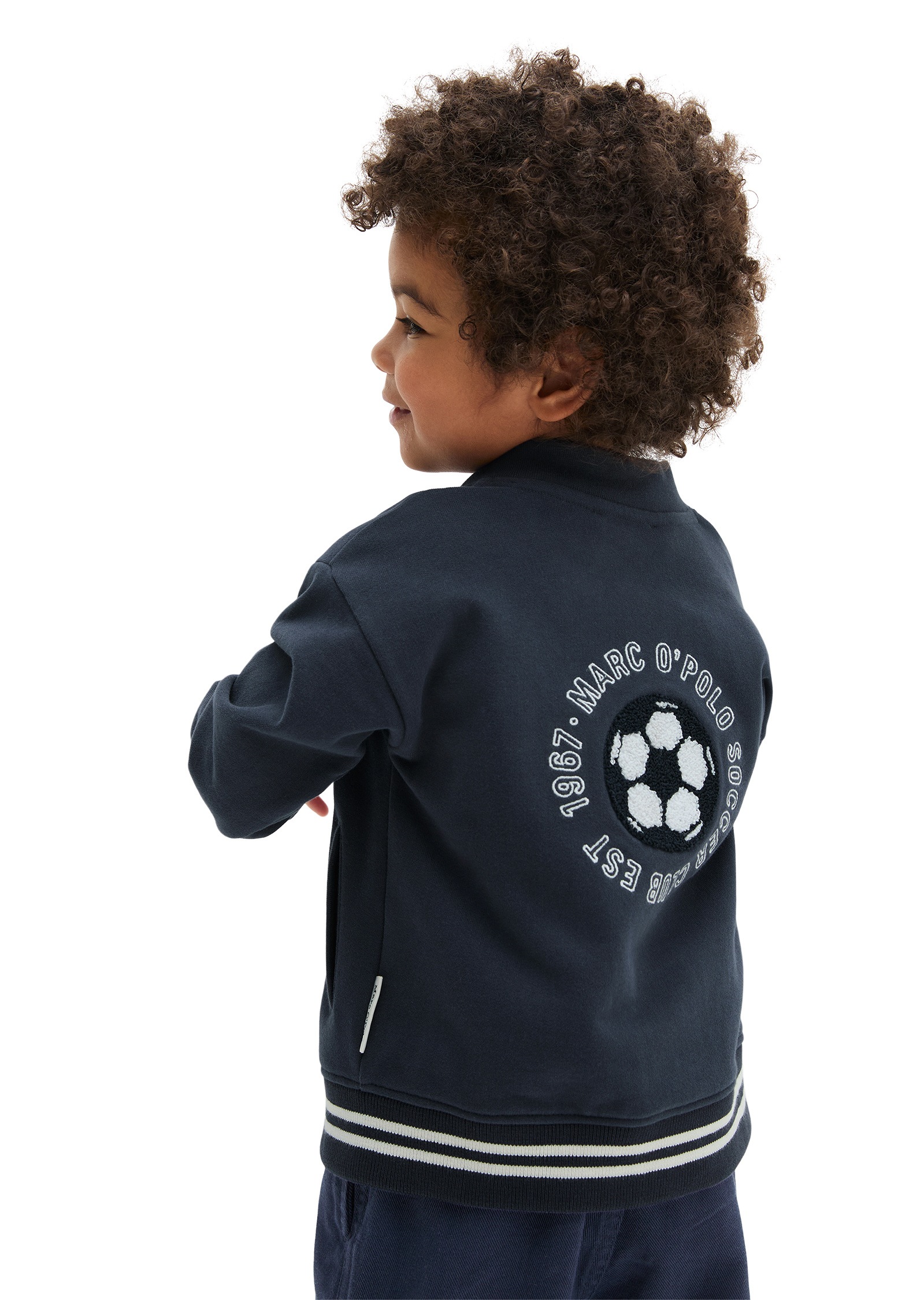 Marc O'Polo Softshellweste »mit flauschigen Applikationen«