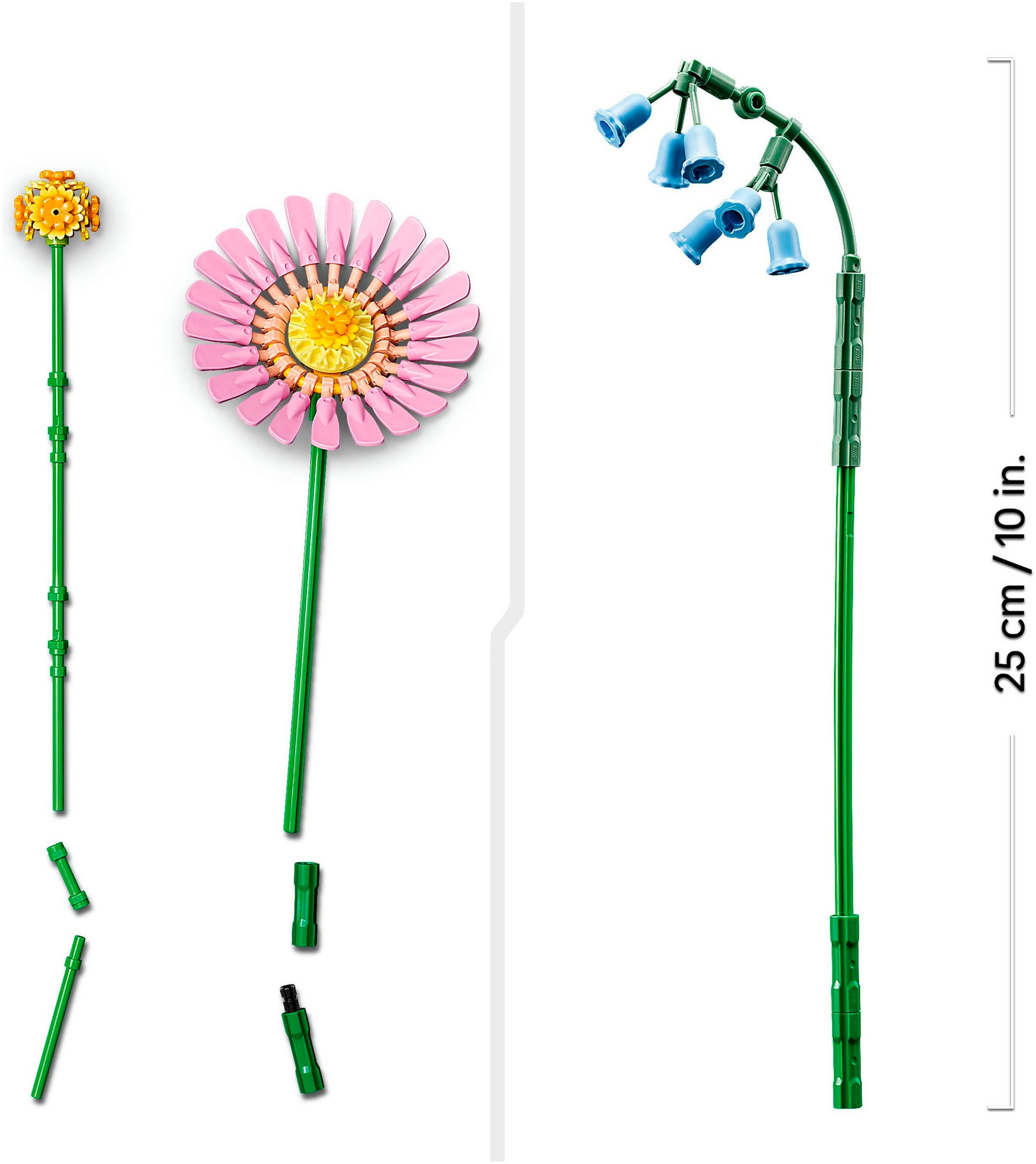 LEGO® Konstruktionsspielsteine »Kleiner Sommerstrauß (10347), LEGO Botanicals«, (373 St.), Made in Europe