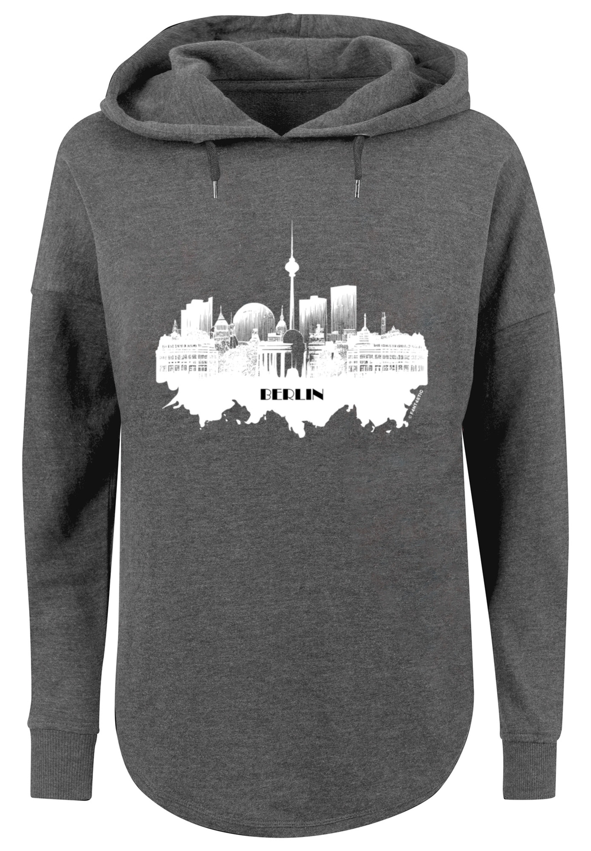 F4NT4STIC Kapuzenpullover »Cities Collection - Berlin skyline«, Print
