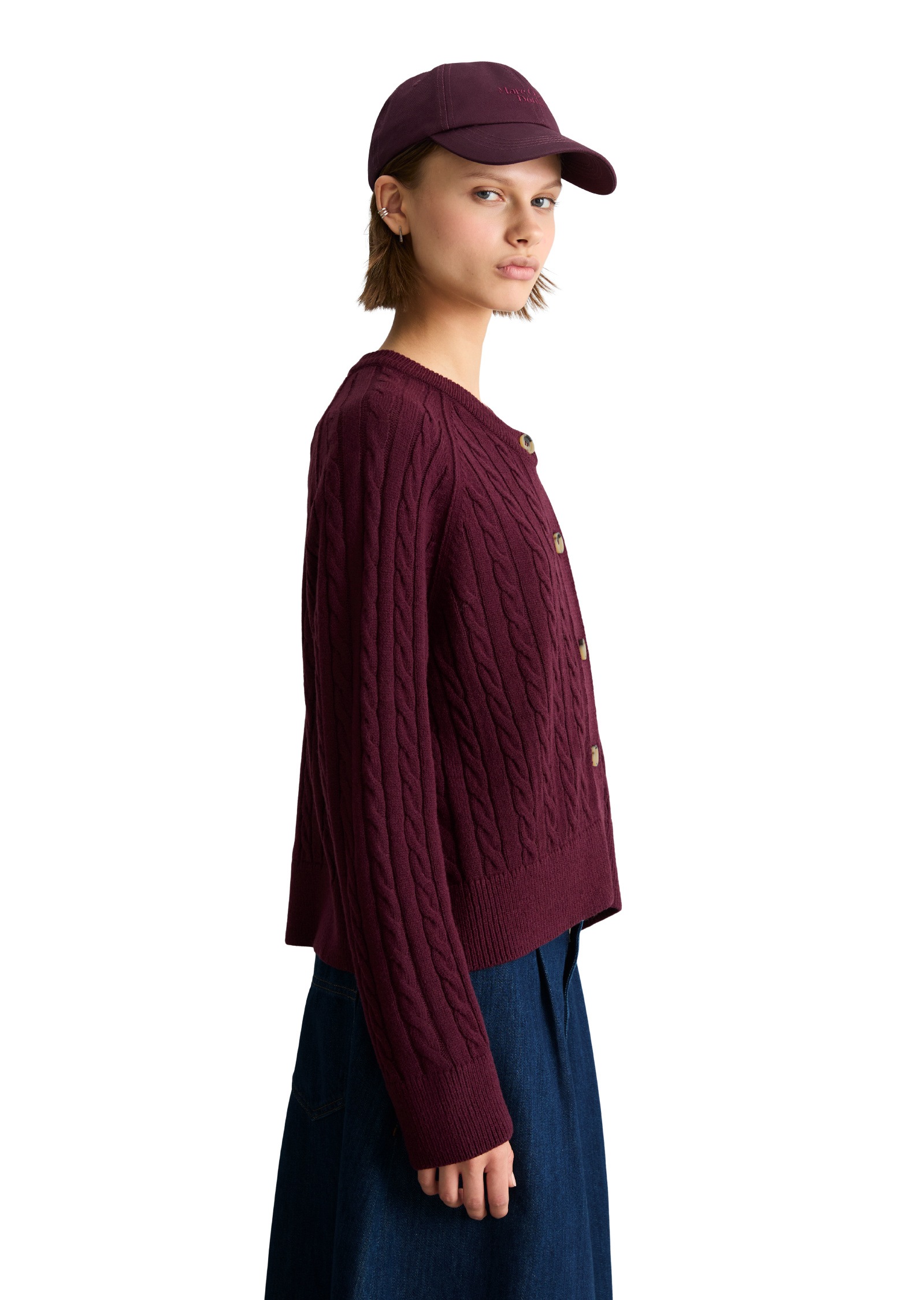Marc O'Polo DENIM Cardigan »aus softem Schurwolle-Mix«