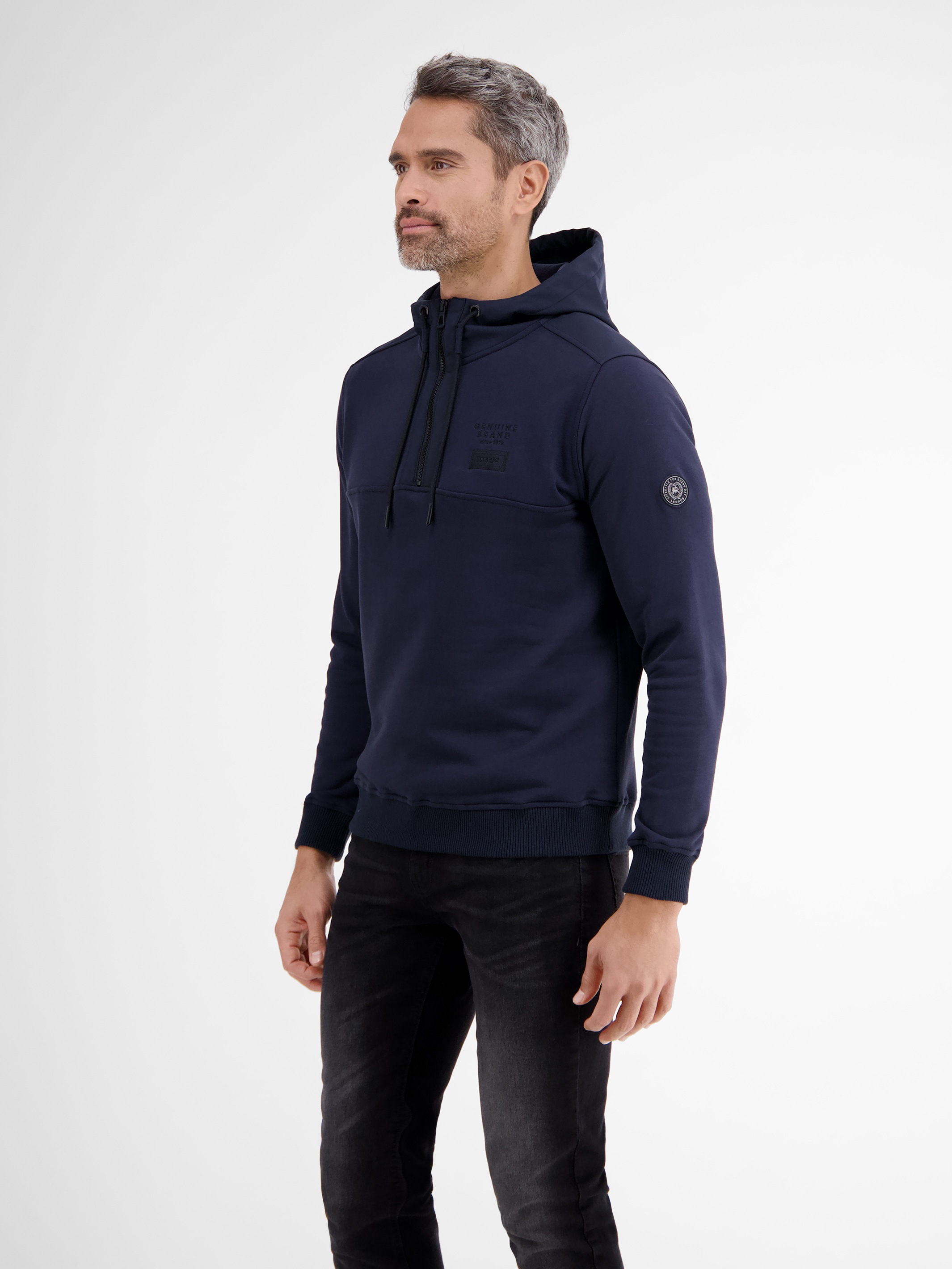 Thumbnail - LERROS Sweatshirt "Troyer-Hoodie"