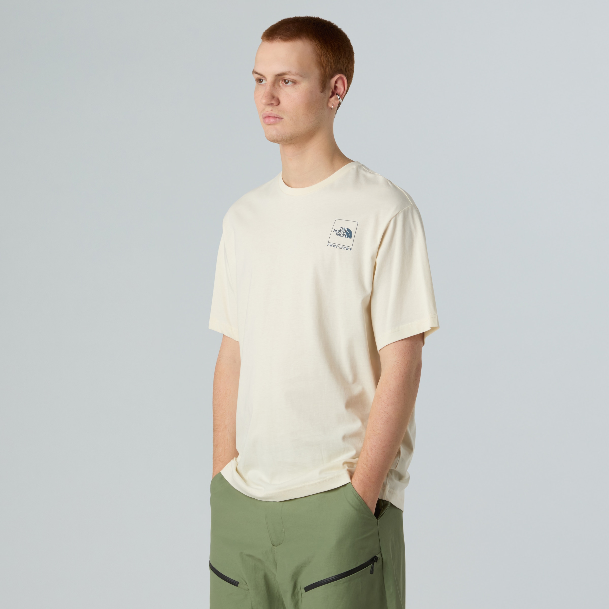 The North Face T-Shirt "M COORDINATES TEE S/S" mit auffälliger Rücken-Grafik, Kurzarm-Design, aus Baumwolle