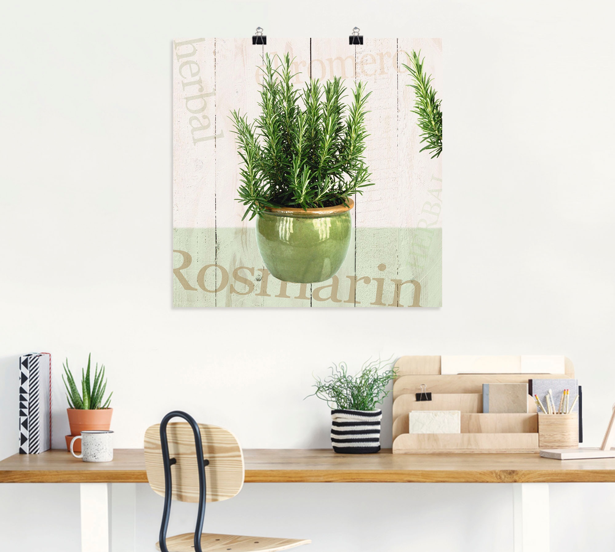 Artland Wandbild »Rosmarin«, Pflanzen, (1 St.), als Alubild, Outdoorbild, Leinwandbild, Poster in verschied. Größen