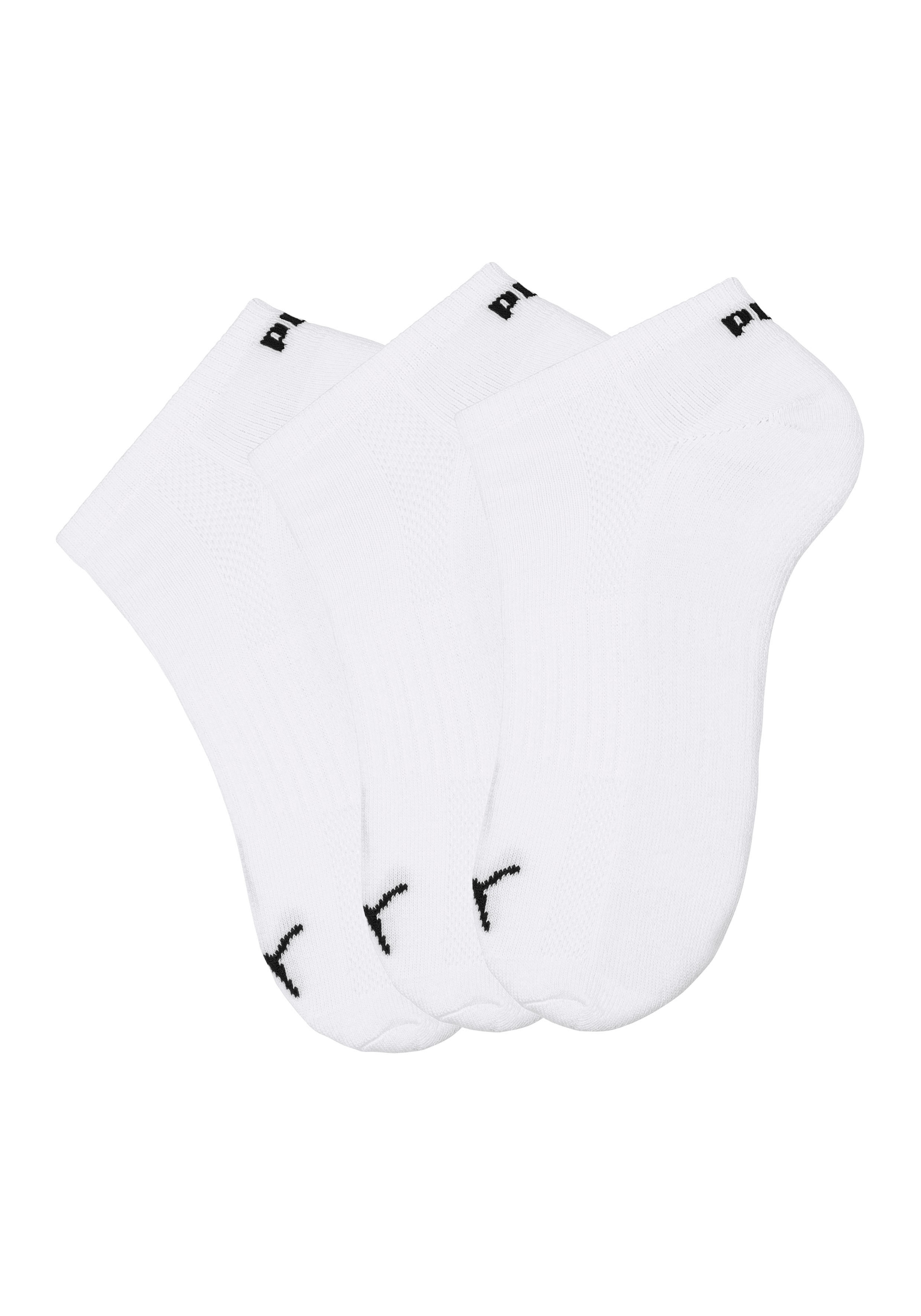 PUMA Sneakersocken, (3 Paar), mit Frottee