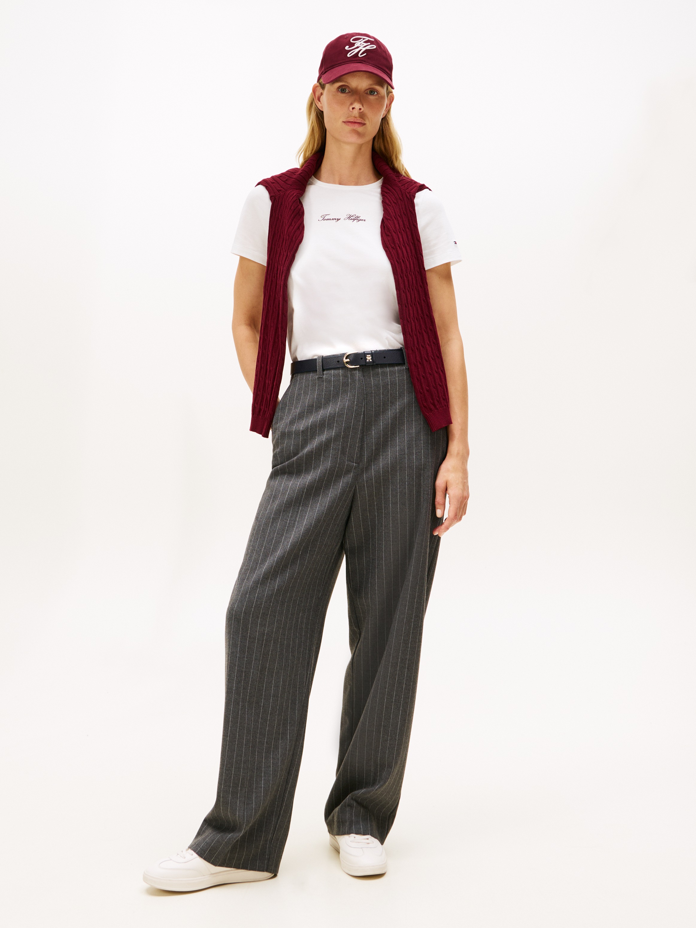 Thumbnail - Tommy Hilfiger Kurzarmshirt "CLASSIC SCRIPT REG SS TEE"