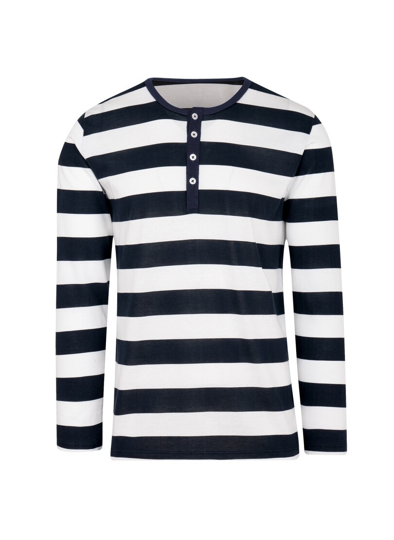 Trigema Longsleeve »TRIGEMA Longsleeve mit maritimem Streifenmuster«, (1 tlg.)
