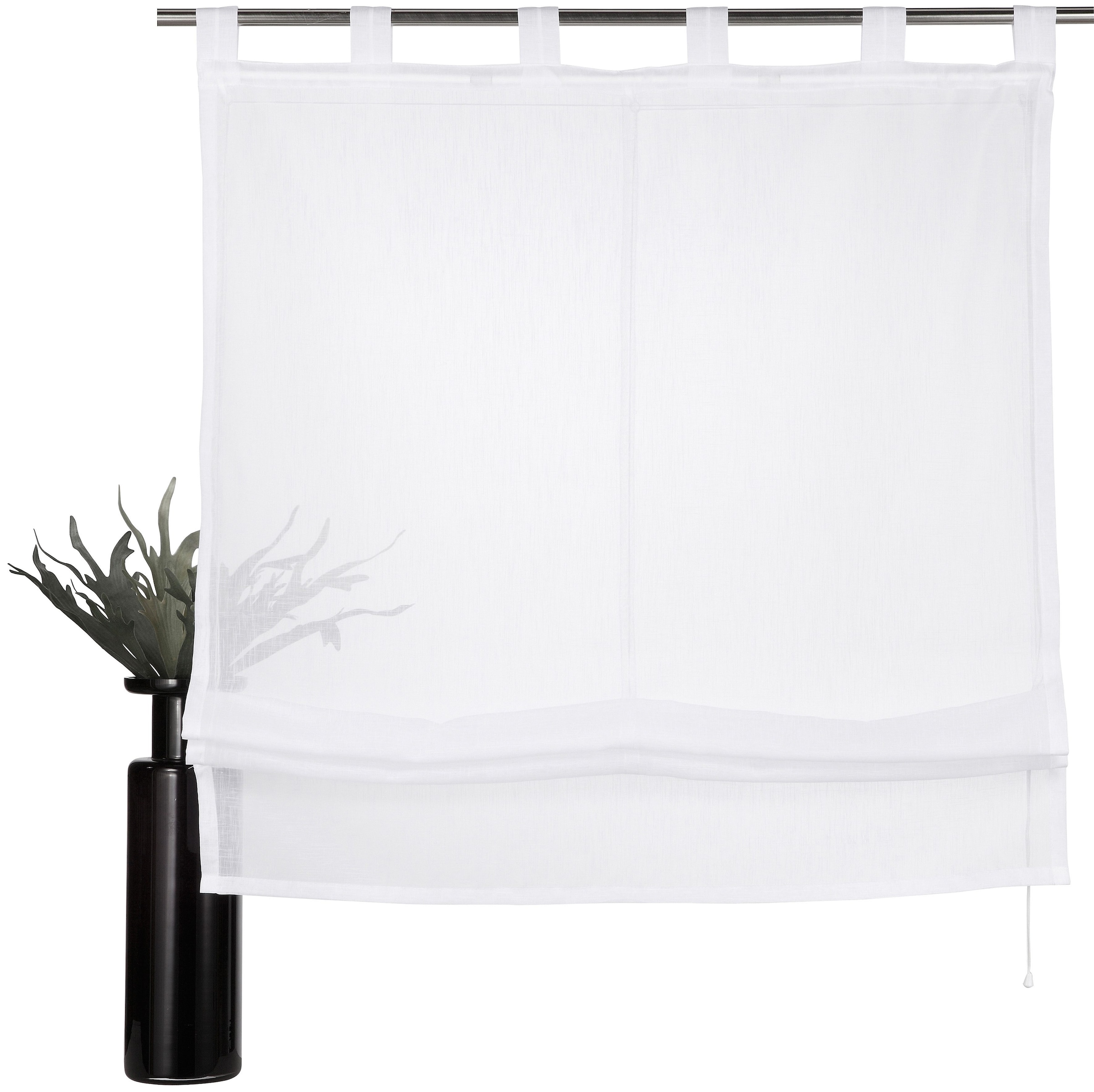 »Regina«, Schlaufen, Polyester Voile, my mit home Raffrollo Transparent,