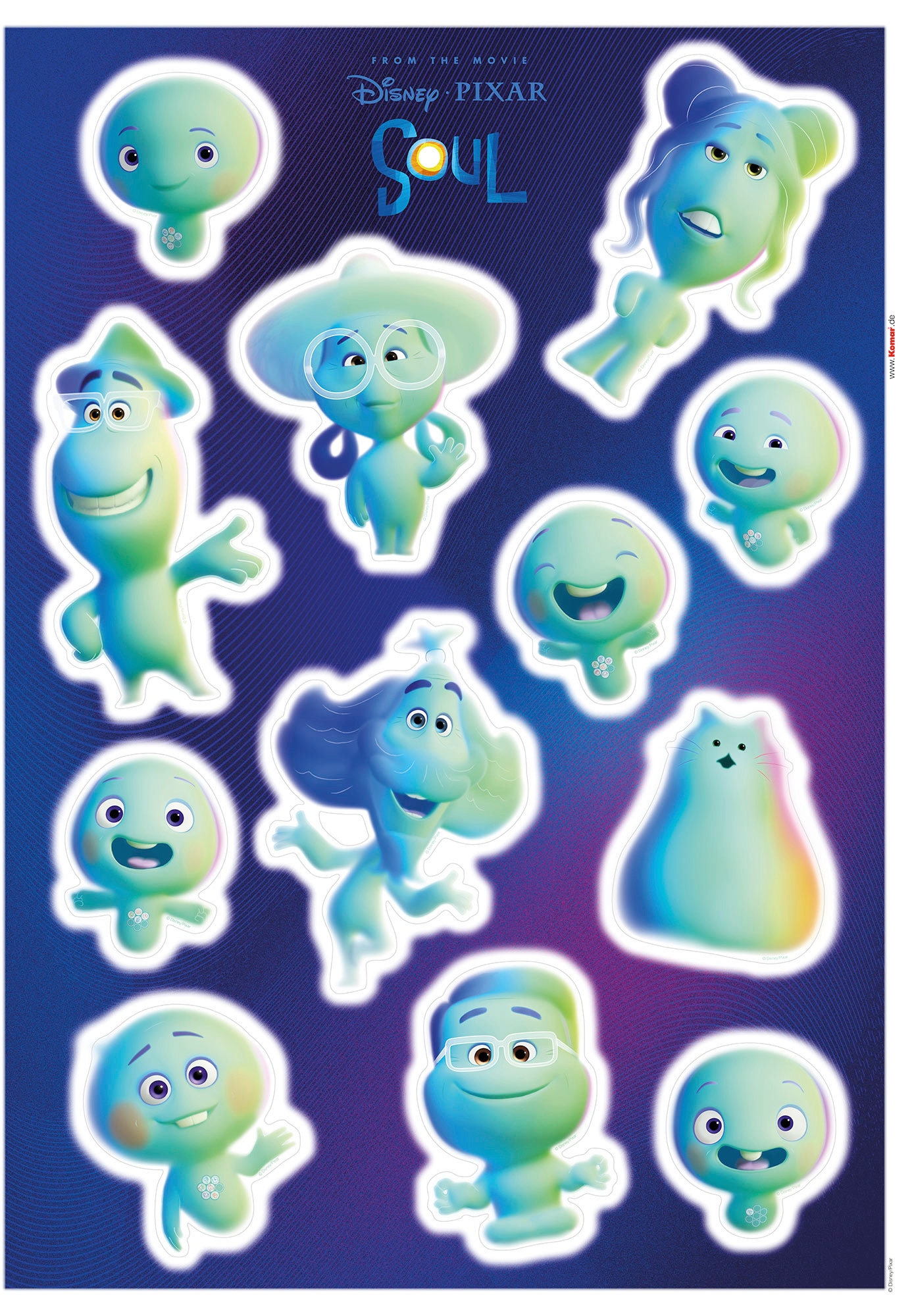 Komar Wandtattoo "Soul - Soulmates - Größe 50 x 70 cm" selbstklebend, Wands günstig online kaufen