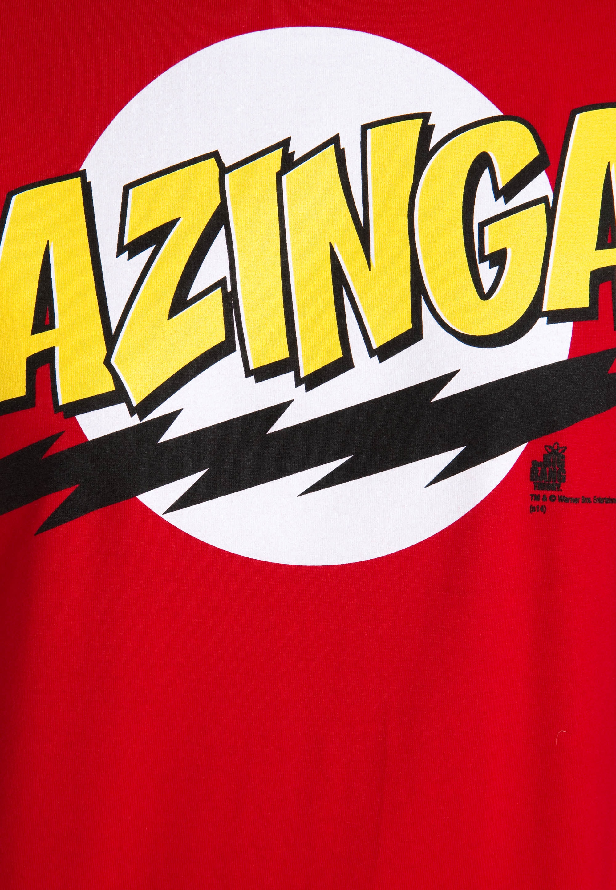 LOGOSHIRT T-Shirt »Bazinga«, mit lizenziertem Frontprint