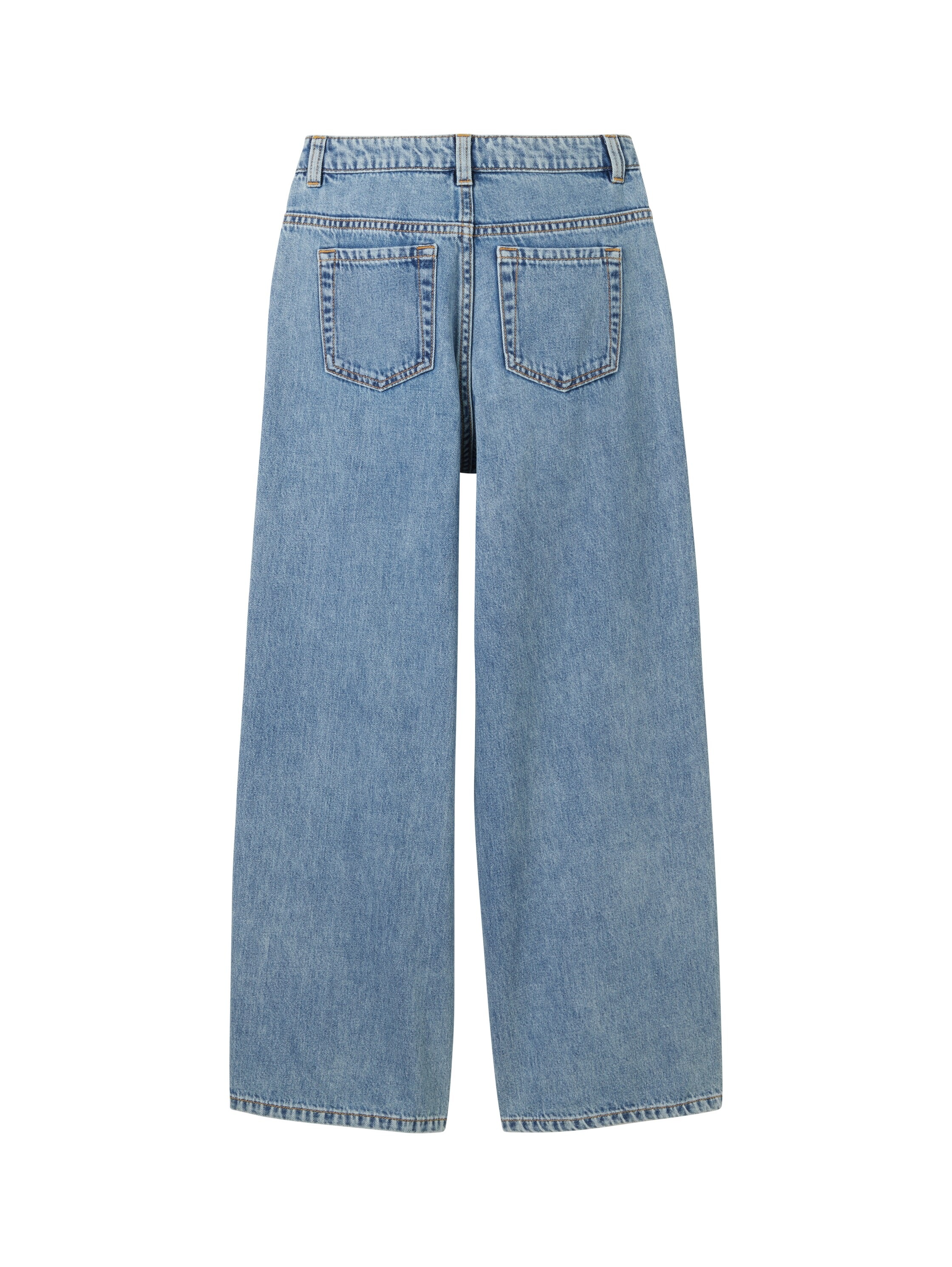 Tom Tailor Jean 1041068 Wide Fit Mid Stone Bright Blue Denim 134 cm Filles 2