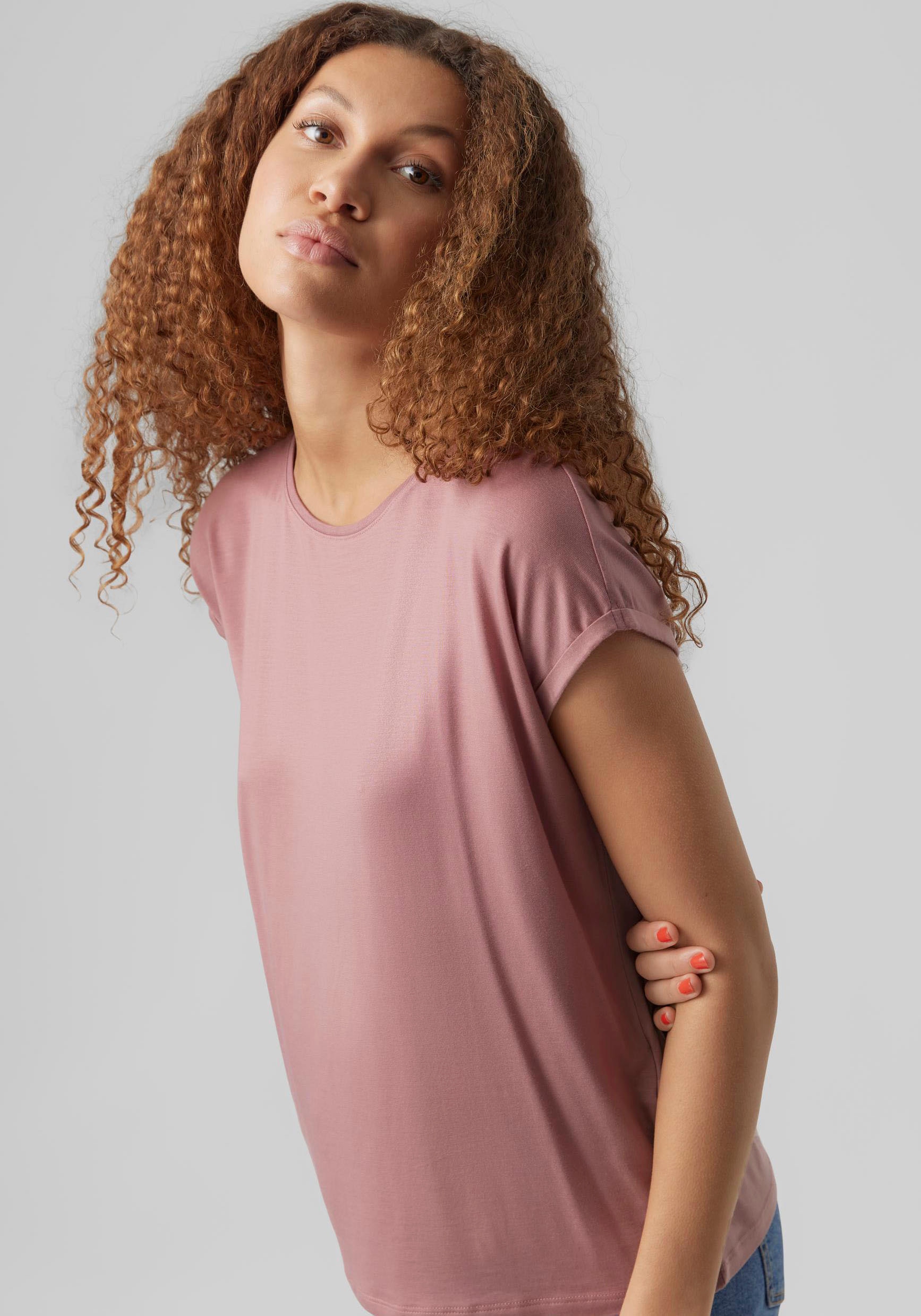 Vero Moda Rundhalsshirt »VMAVA PLAIN BAUR NOOS« | GAJRS SS online TOP bestellen