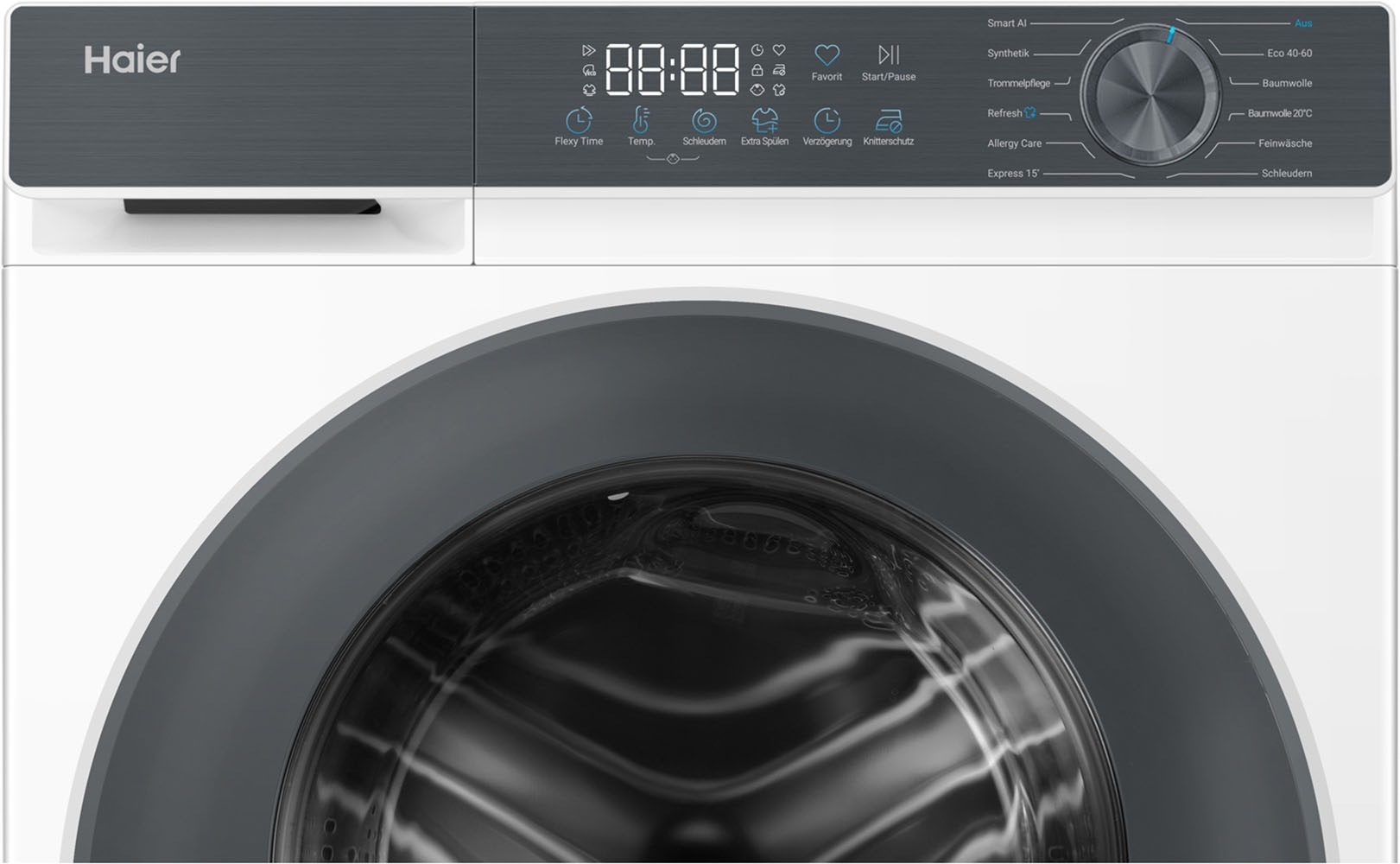 Haier Waschmaschine »HW80-BP1426637T« 8 kg 1400 U/min Smart AI Automatikprogramm