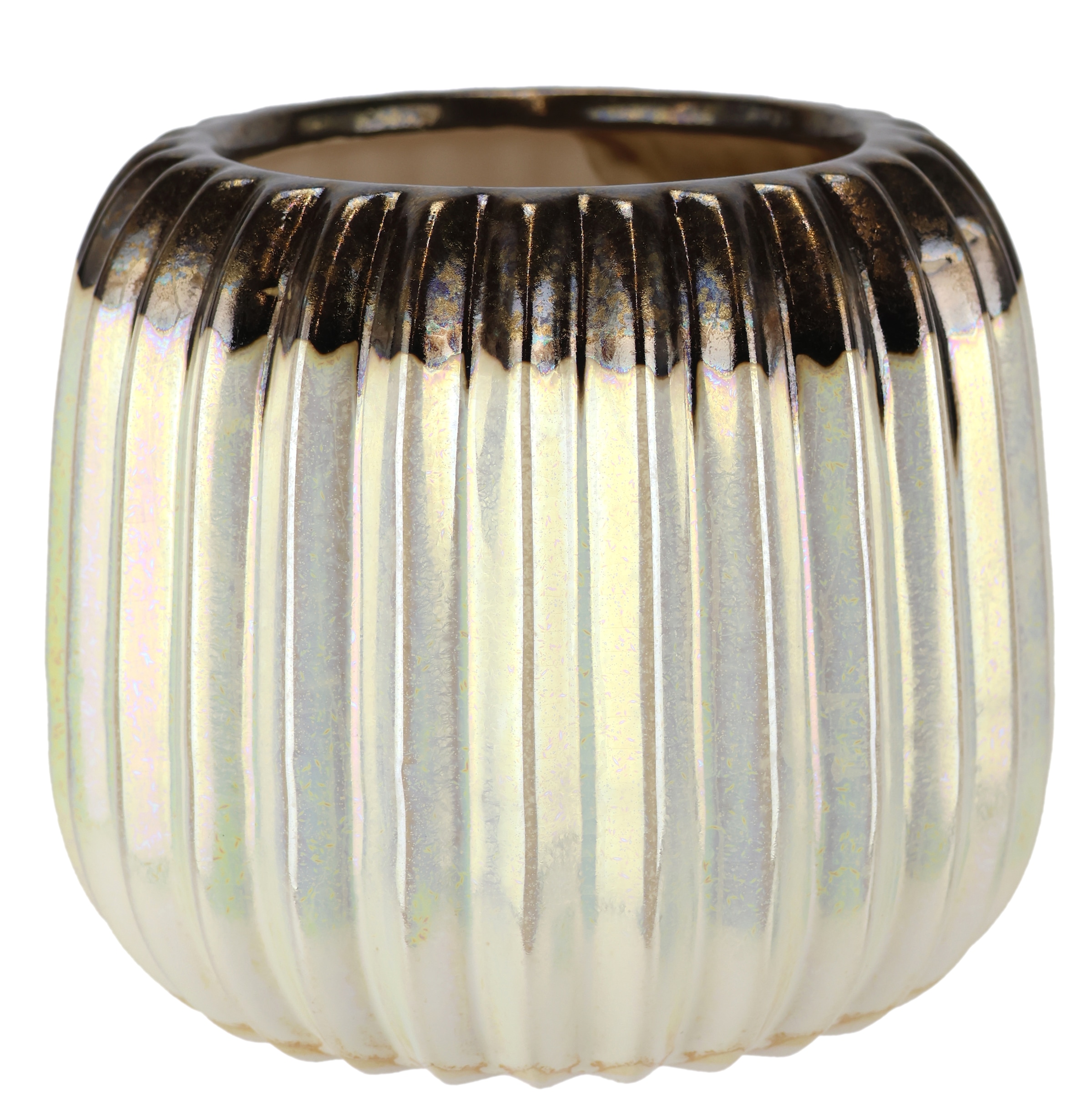 I.GE.A. Dekovase "Vase aus Keramik" Dekovase Blumenvase Modern für Tischdek günstig online kaufen