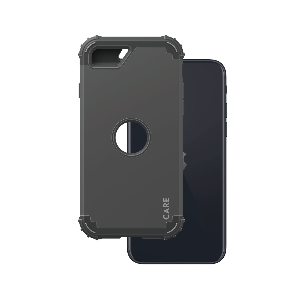 CARE by PanzerGlass Handyhülle »Force Rugged Case für Apple iPhone 7/8/SE (2020/2022)« Backcover, Schutzhülle, Handyschutzhülle, Case, Schutzcase, stoßfest