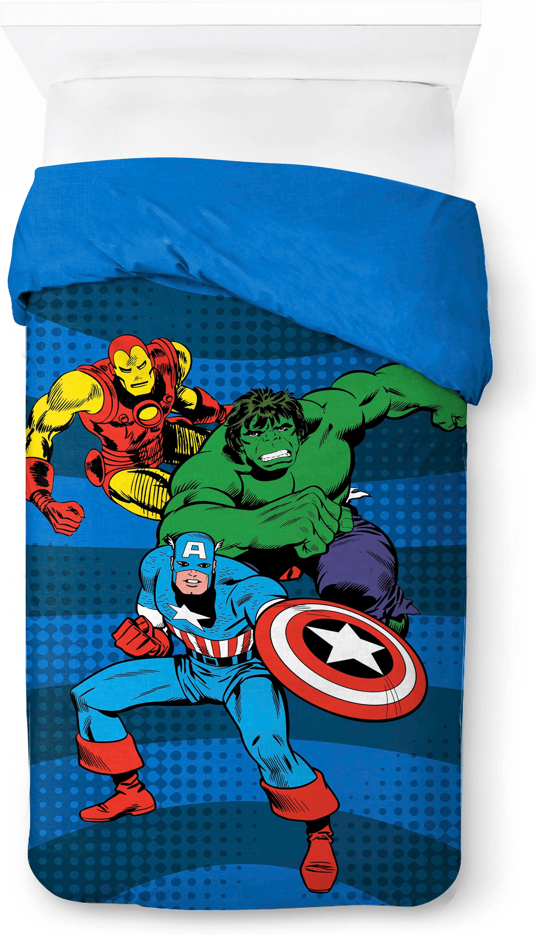 MARVEL Kinderbettwäsche »Avengers Good Guys« 2 100% Baumwolle