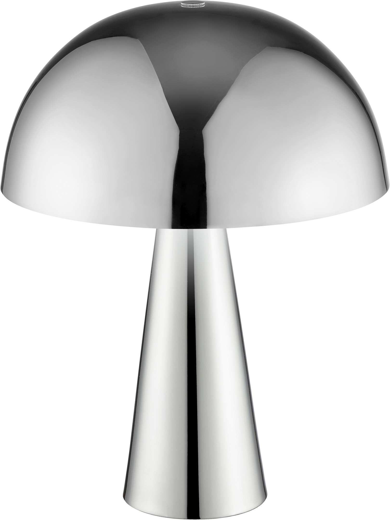 Brilliant Tischleuchte »Sigrun« E14 1 Stk. Pilz Tischleuchte, 33 cm, Ø 25 cm, E14, max. 20 W, Metall, chromfarben