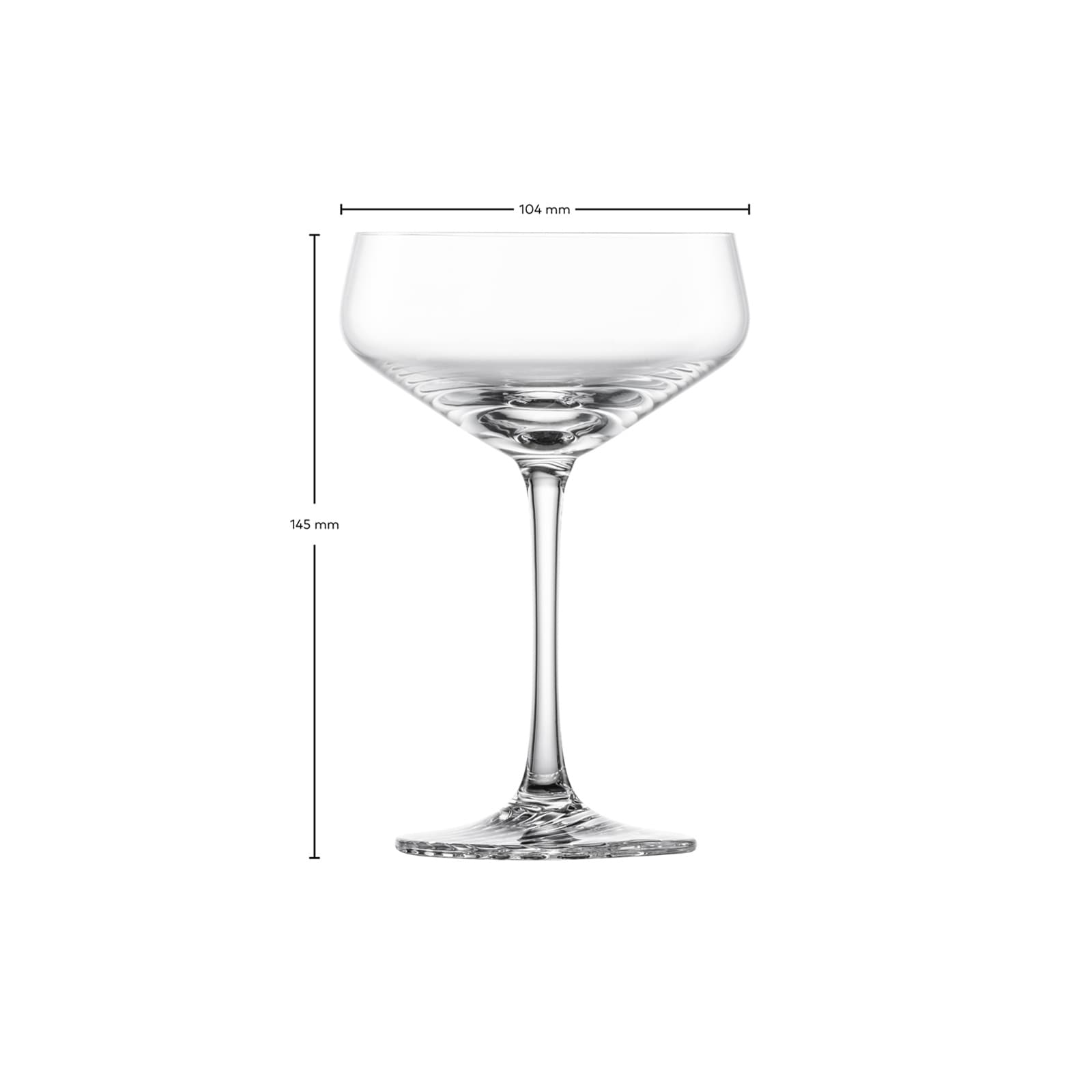 Zwiesel Glas Champagnerglas »ECHO Cocktailschalen ECHO 277 ml 4er Set transparent«