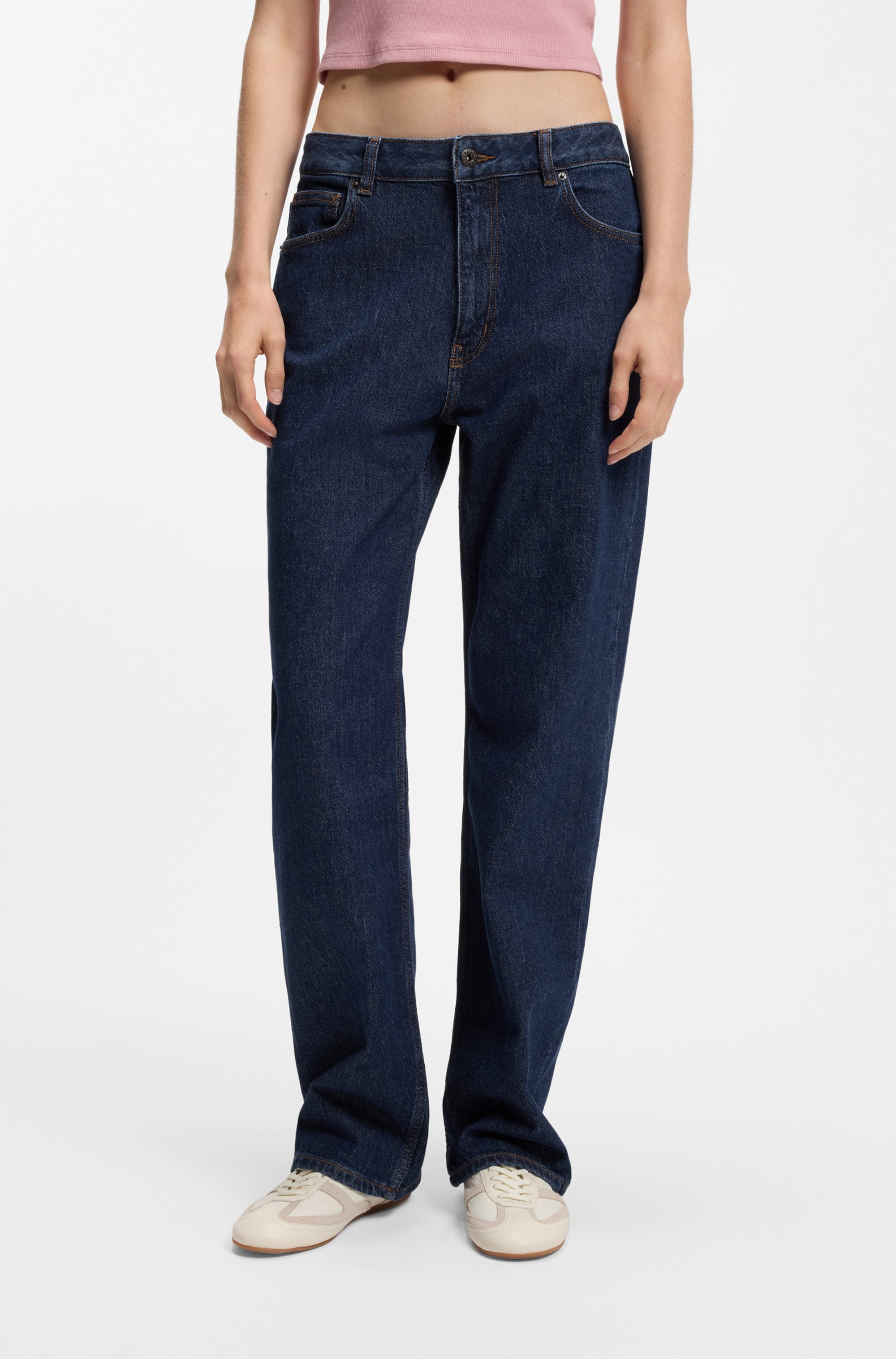 HUGO Blue Straight-Jeans "Elyah" mit extra Länge, Mid Rise günstig online kaufen
