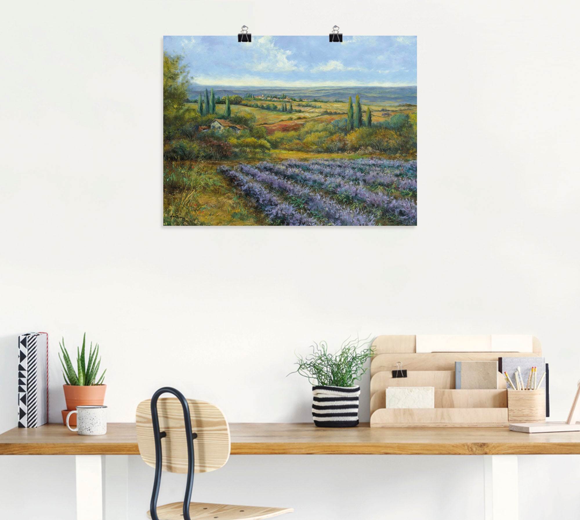 Artland Wandbild »Lavendelfelder in der Provence«, Europa, (1 St.), als Leinwandbild, Poster, Wandaufkleber in verschied. Größen