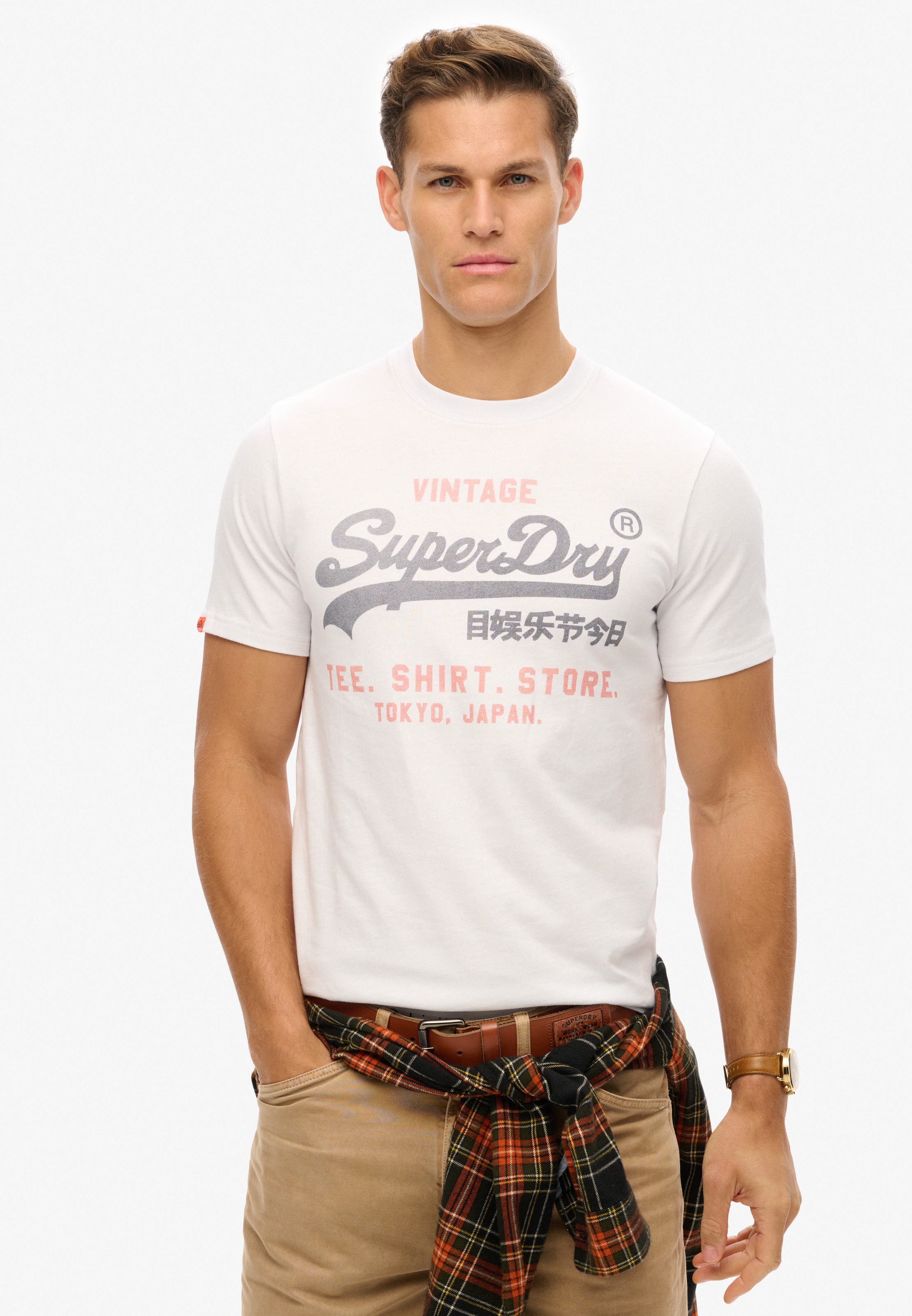 Superdry Rundhalsshirt "VL HERITAGE RELAXED TEE" günstig online kaufen