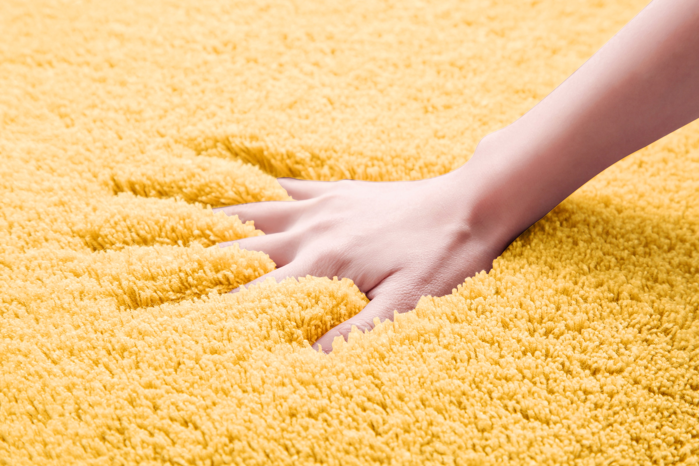 my home Badematte »Merida, Badvorleger, Badezimmer Teppich«, rutschhemmend beschichtet, fußbodenheizungsgeeignet-schnell trocknend-strapazierfähig, Badteppich, Uni Farben, rechteckig, rund & als 2-tlg. Set erhältlich