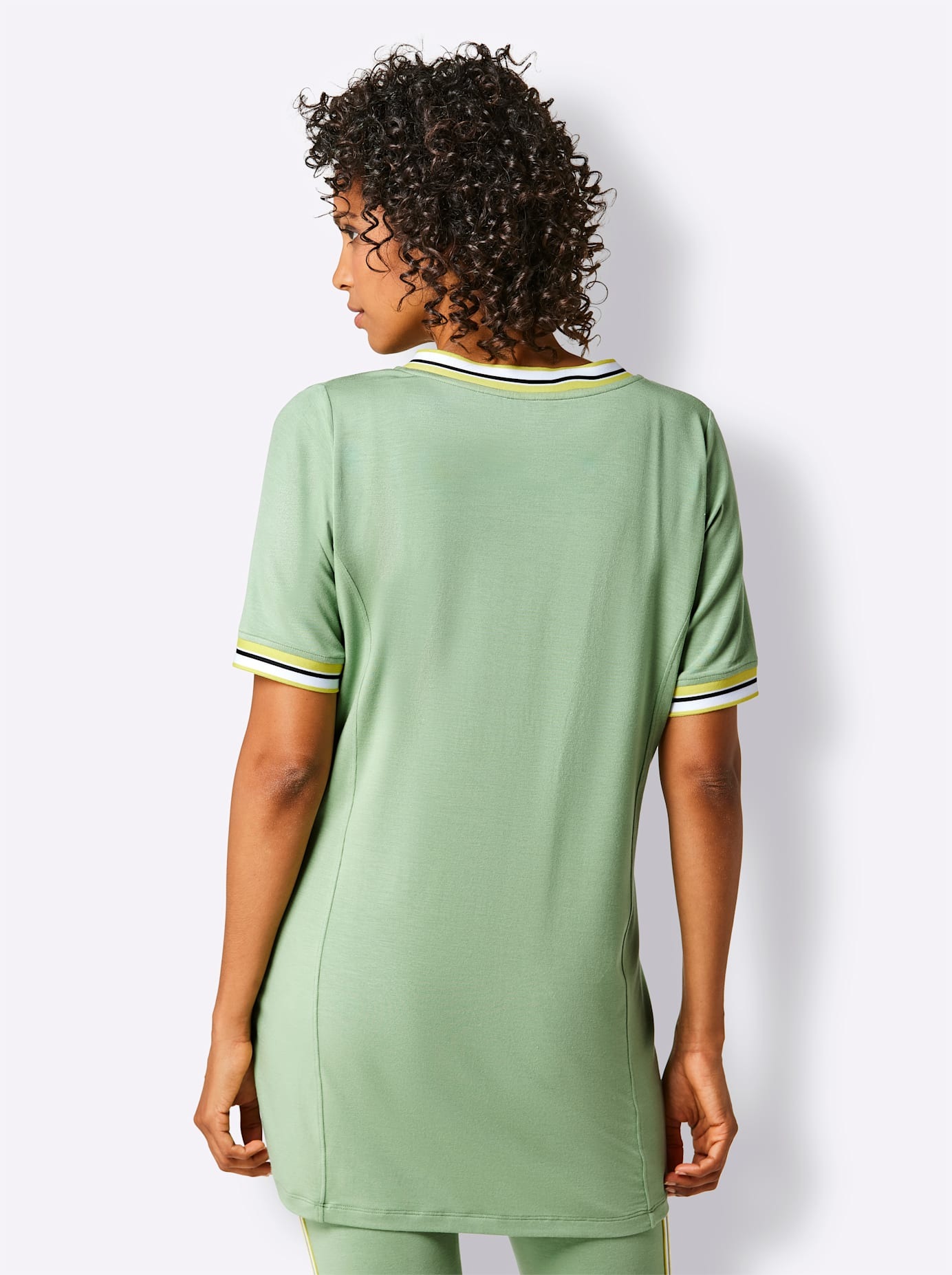 Thumbnail - CREATION L PREMIUM Kurzarmshirt "Modal-Longshirt" 1 Stk.