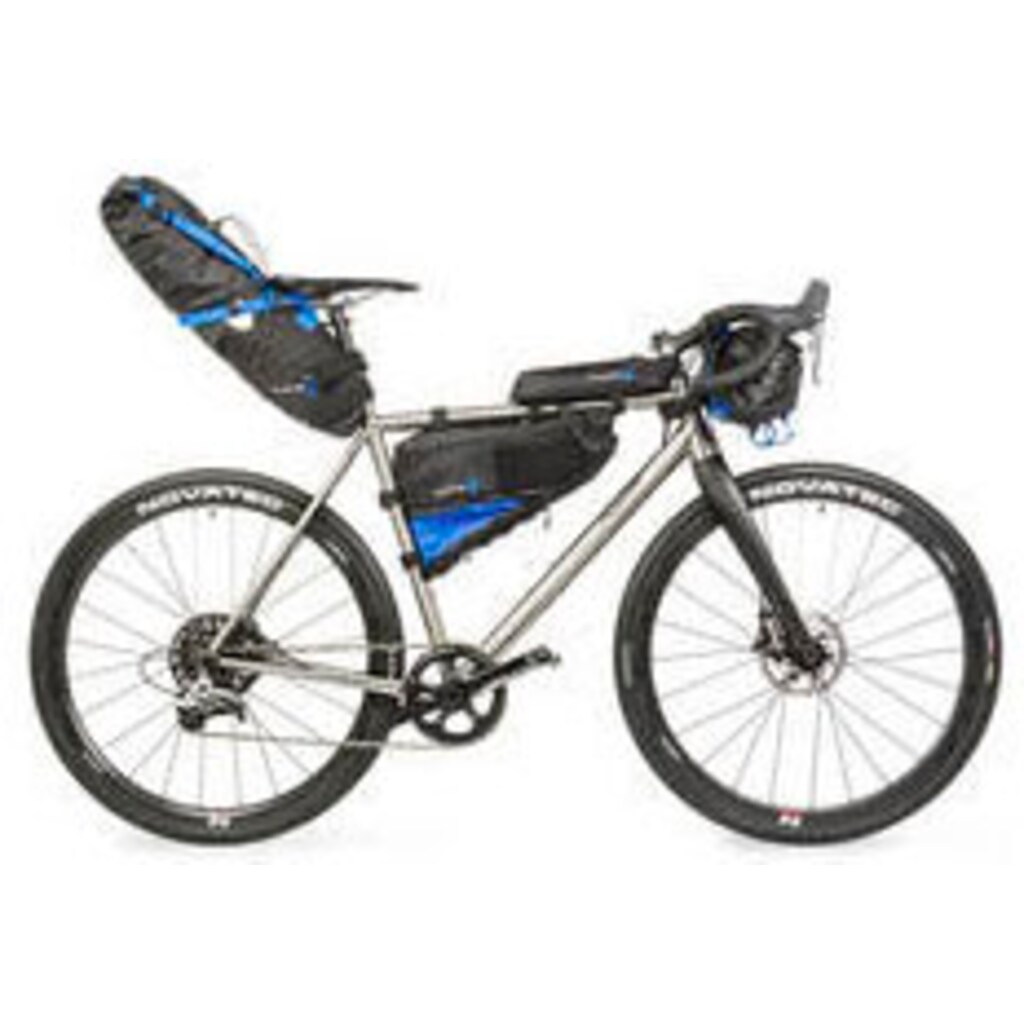 M-Wave Fahrradtasche »Rough Ride Triangle schwarz/blau«