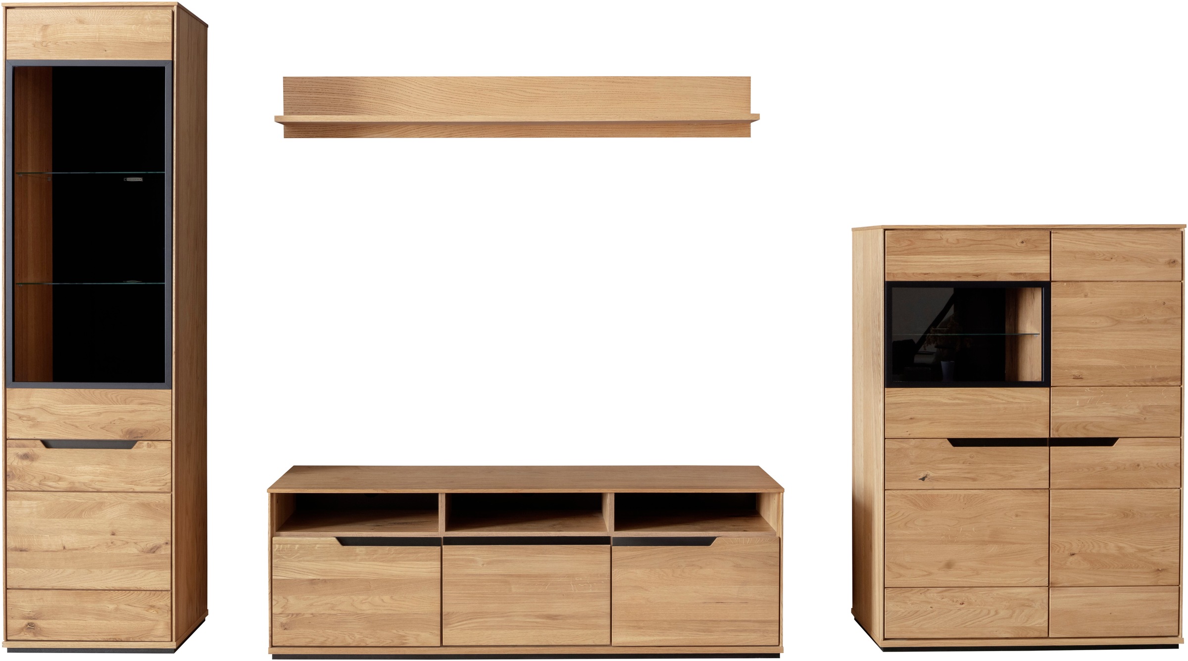 MCA living Wohnwand "Araya Wohnkombination I" Komplett-Set, optional: Glask günstig online kaufen