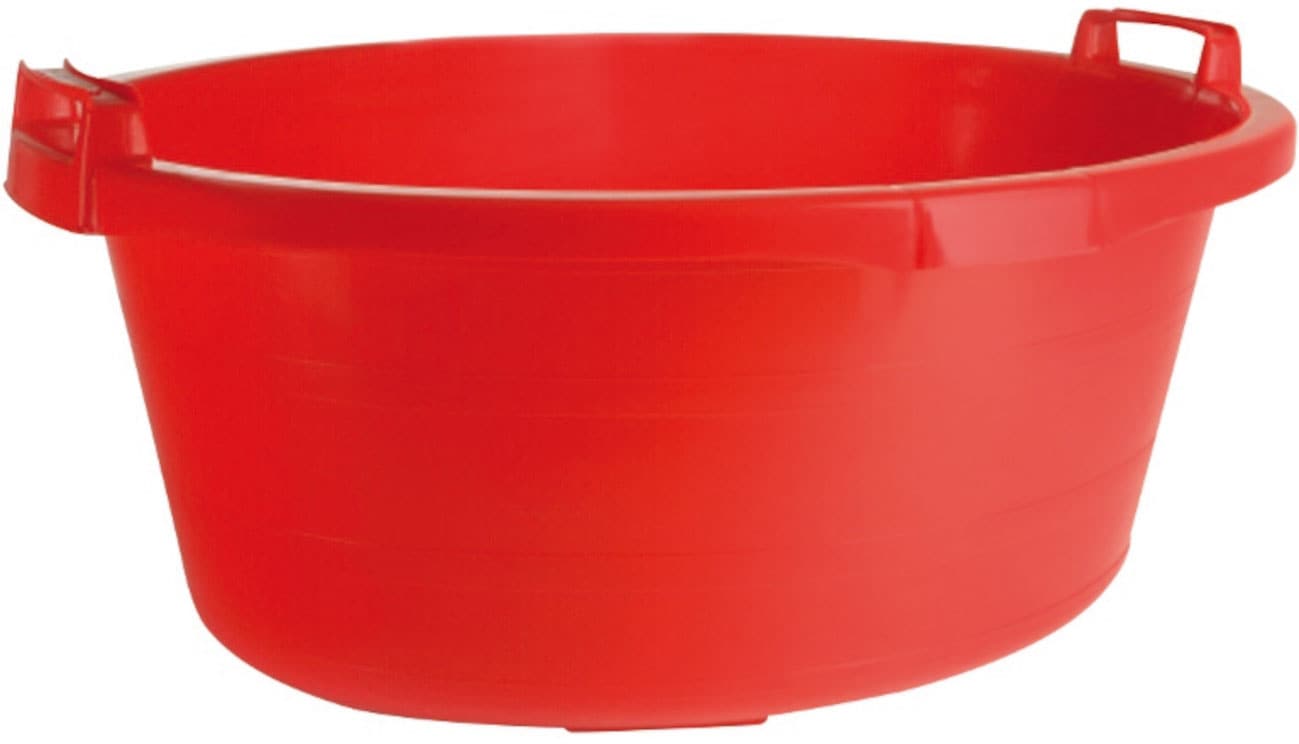 Lockweiler Wäschewanne Kunststoff, 60 Liter, mit hochstehenden Griffen