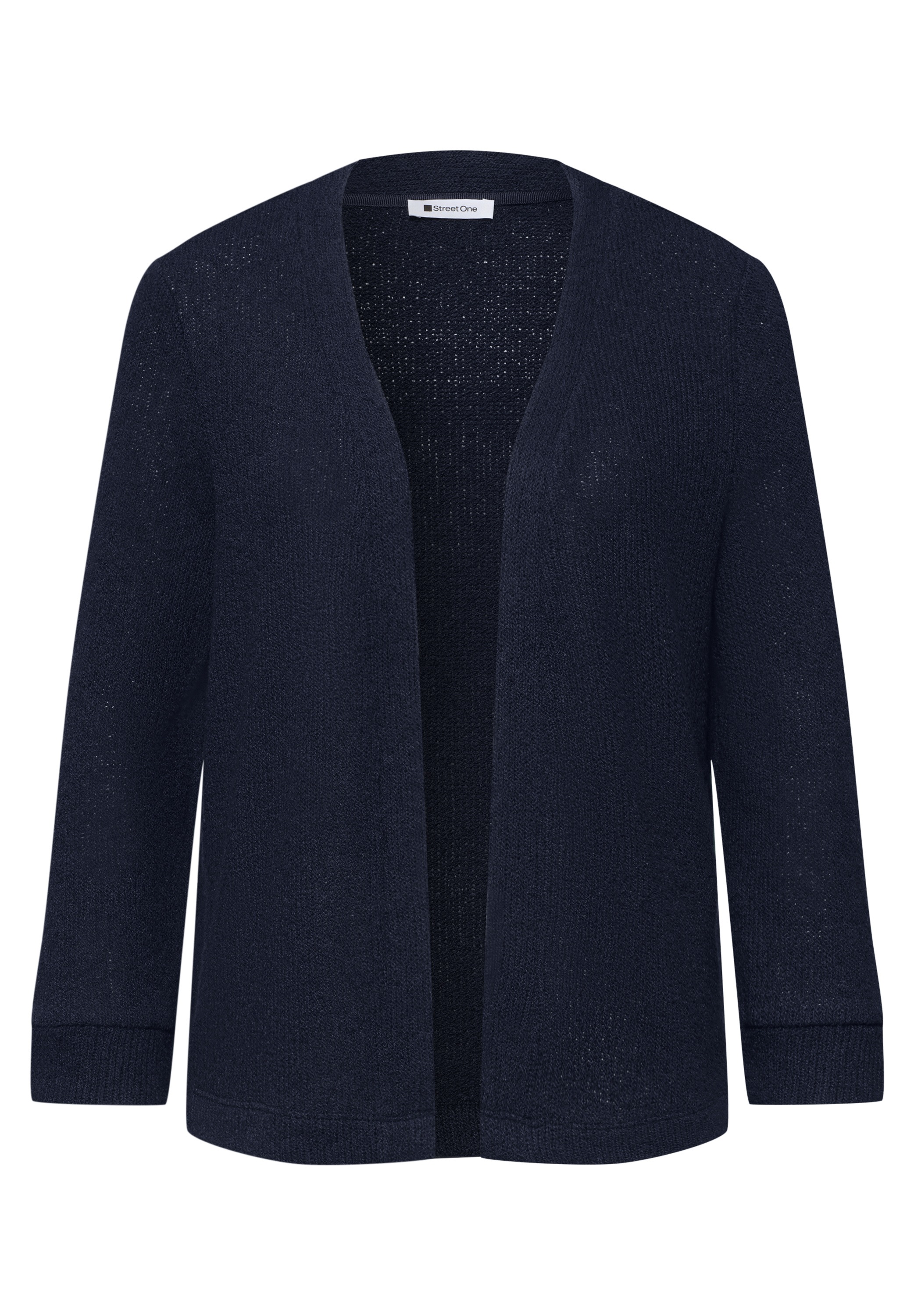 STREET ONE Cardigan aus elastischem Materialmix