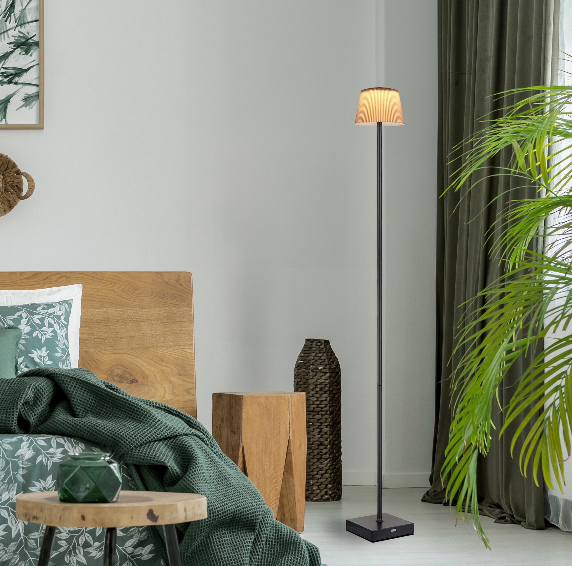 GLOBO LIGHTING Stehlampe »GREGOIR« LED-Modul 1 Stk. warmweiß - kaltweiß Stehlampe Wohnzimmer Schlafzimmer Flur Design-Leuchte