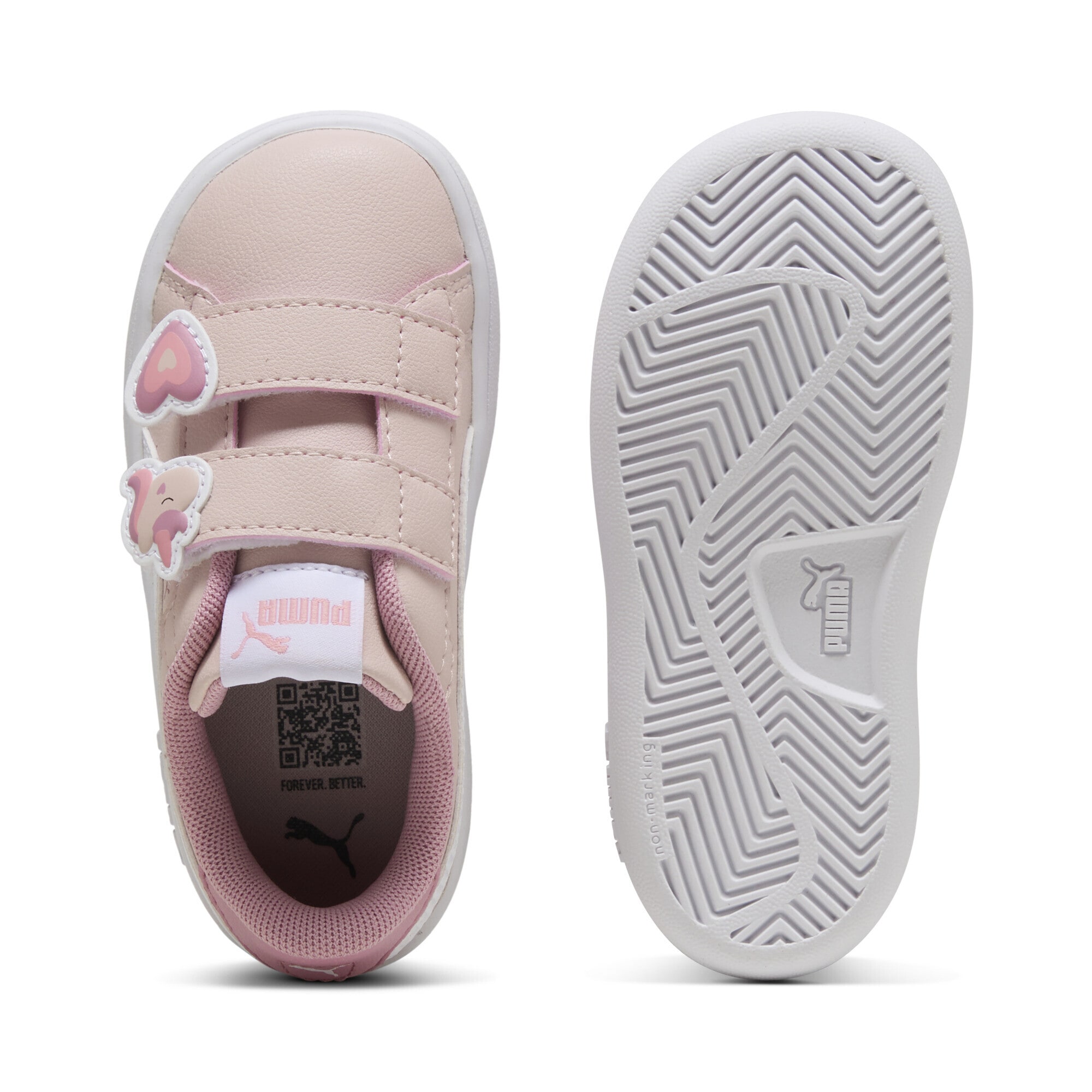 PUMA Sneaker »Smash 3.0 Badges Sneakers Mädchen«