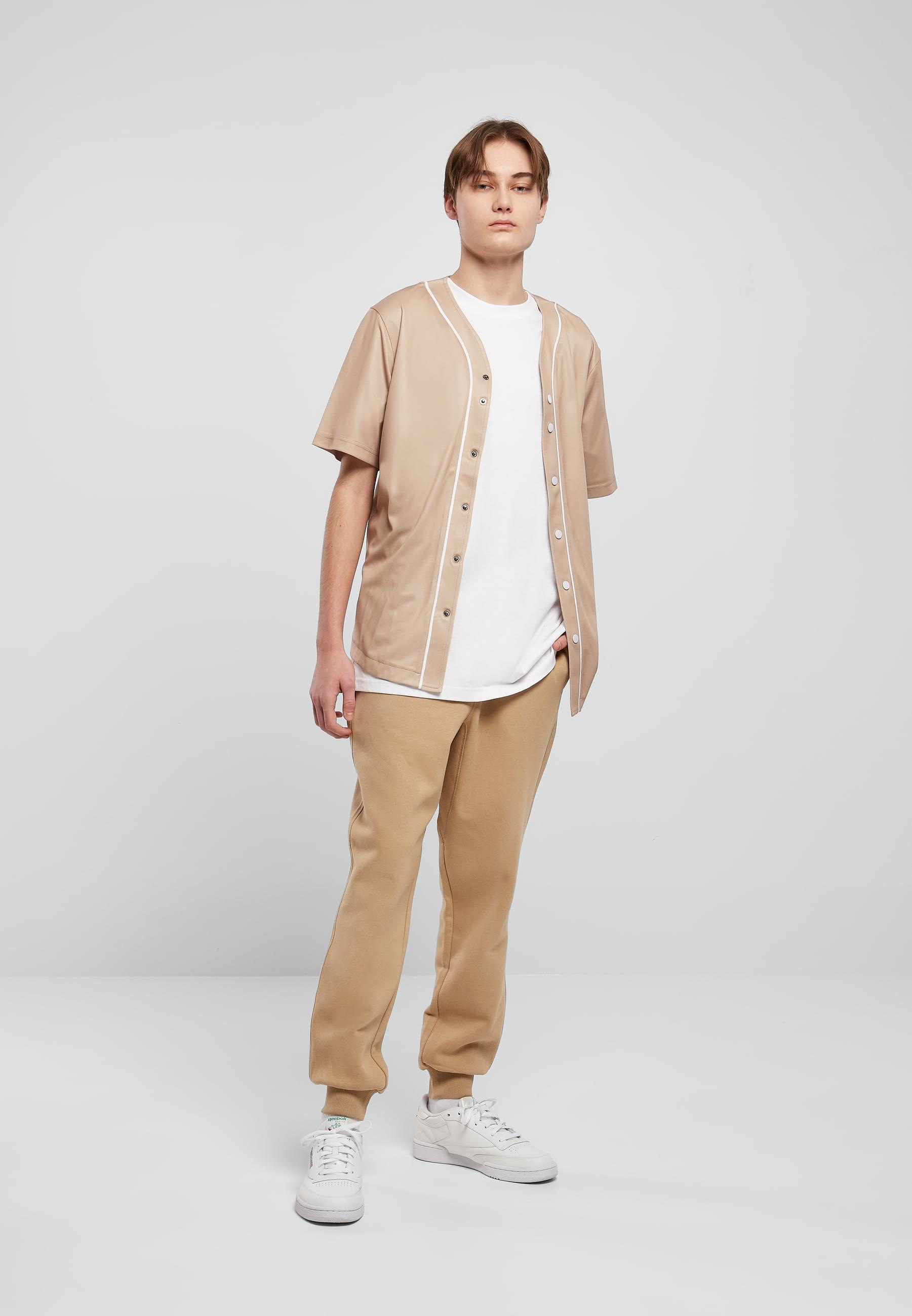 URBAN CLASSICS T-Shirt »Urban Classics Herren Baseball Mesh Jersey«, (1 tlg.)