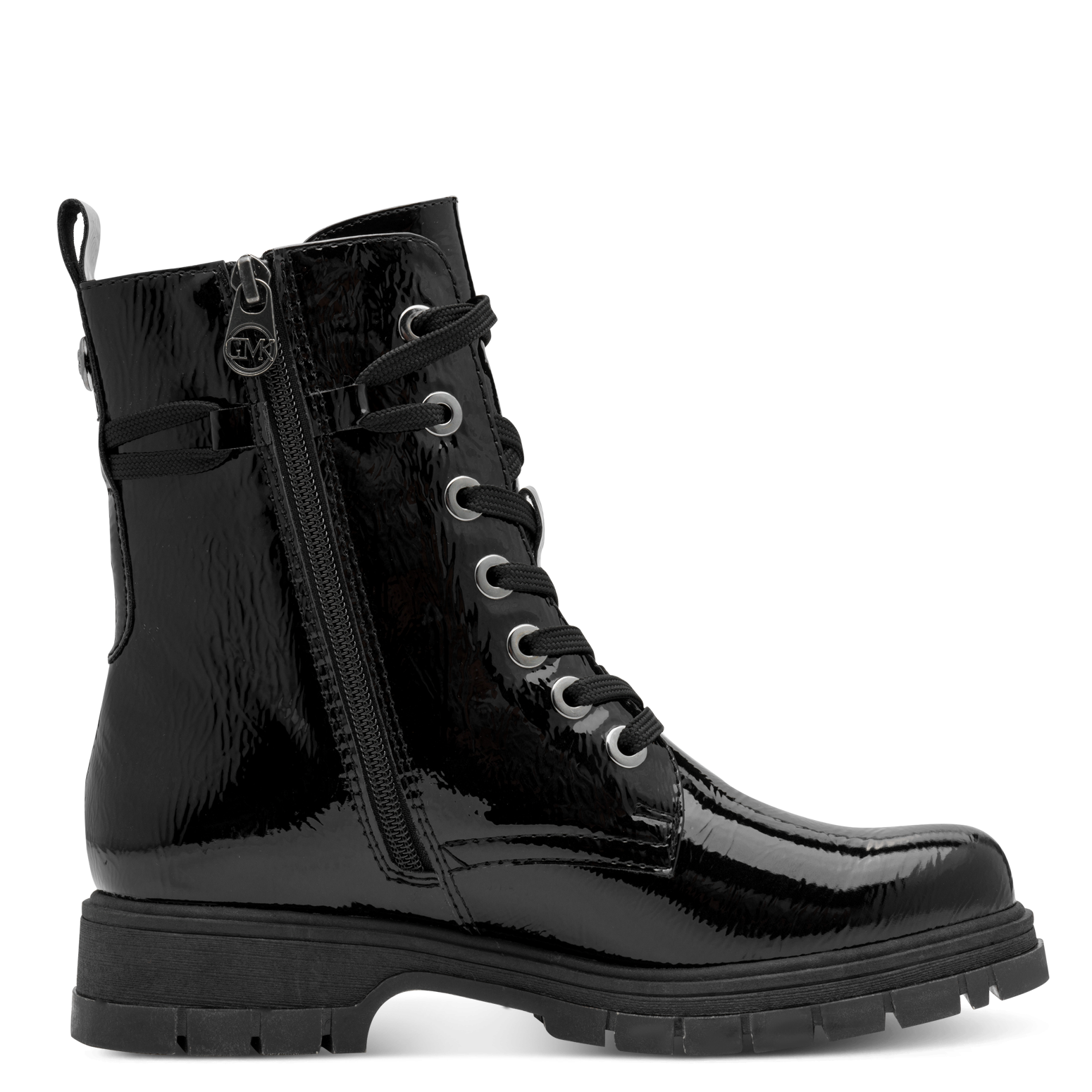 MARCO TOZZI by GMK Schnürboots, Blockabsatz, Schnürboots mit Zierreißverschluss außen
