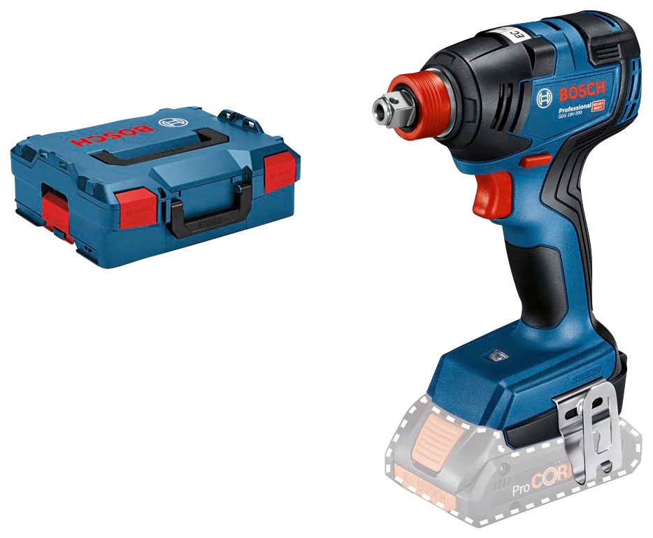 Bosch Professional Akku-Drehschlagschrauber »GDX 18V-200 Professional«, mit L-BOXX, ohne Akku und Ladegerät