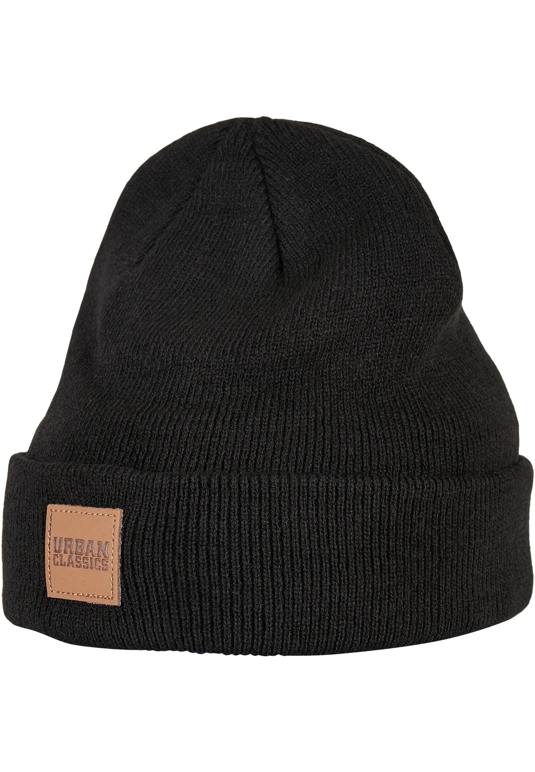 URBAN CLASSICS Beanie »Urban Classics Damen Logopatch Beanie Kids 2-Pack«, (1 St.)