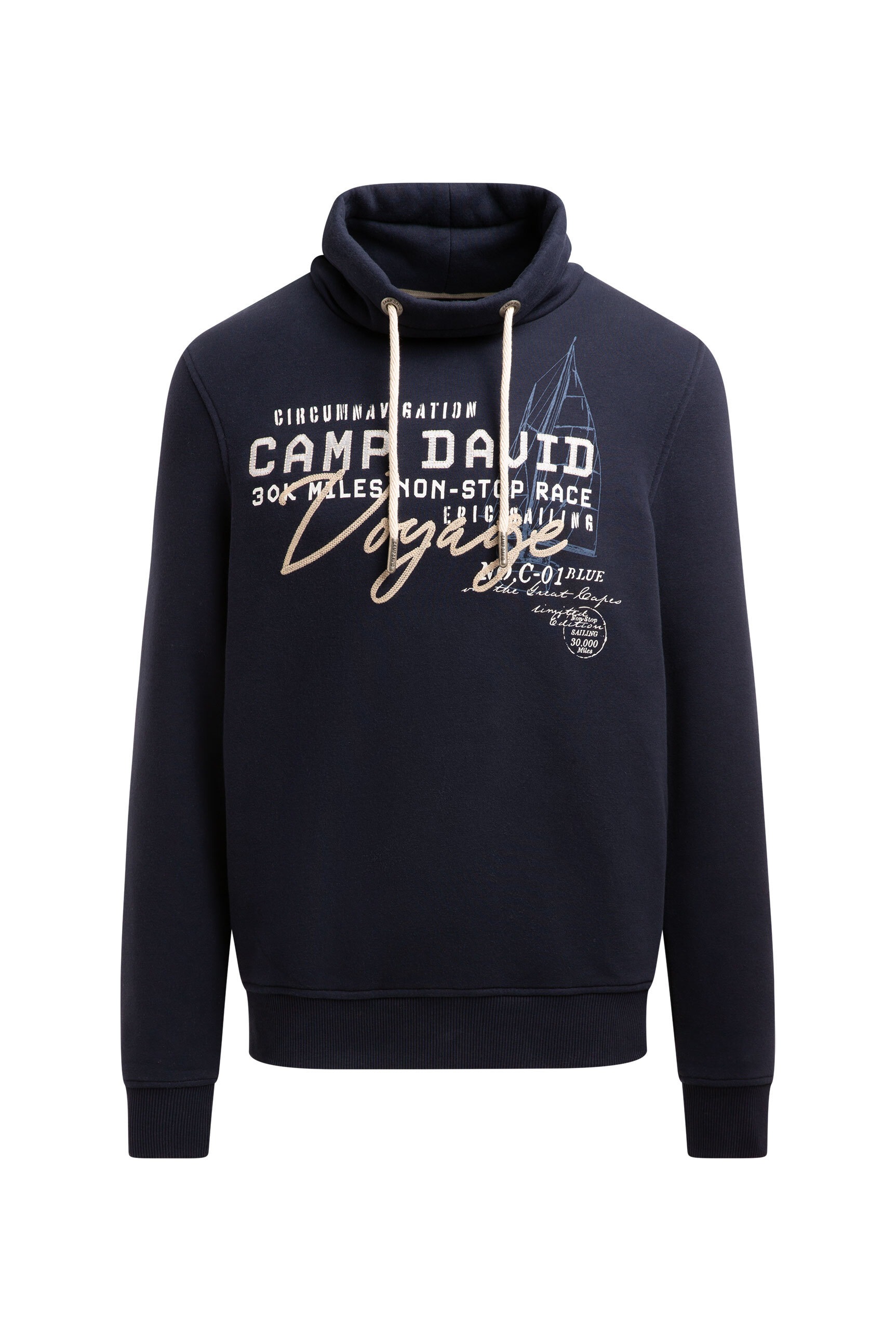 CAMP DAVID Sweater , mit Stehkragen
