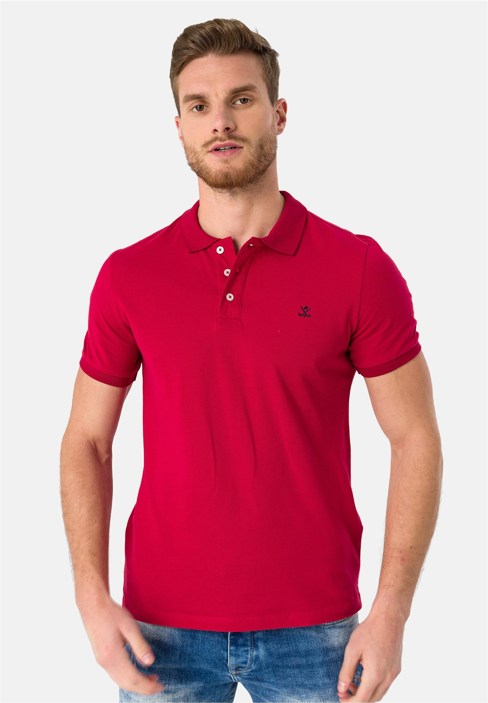SIR RAYMOND TAILOR Poloshirt »Wheaton«, (1 tlg.), mit klassischem Kragen und kurzer Knopfleiste