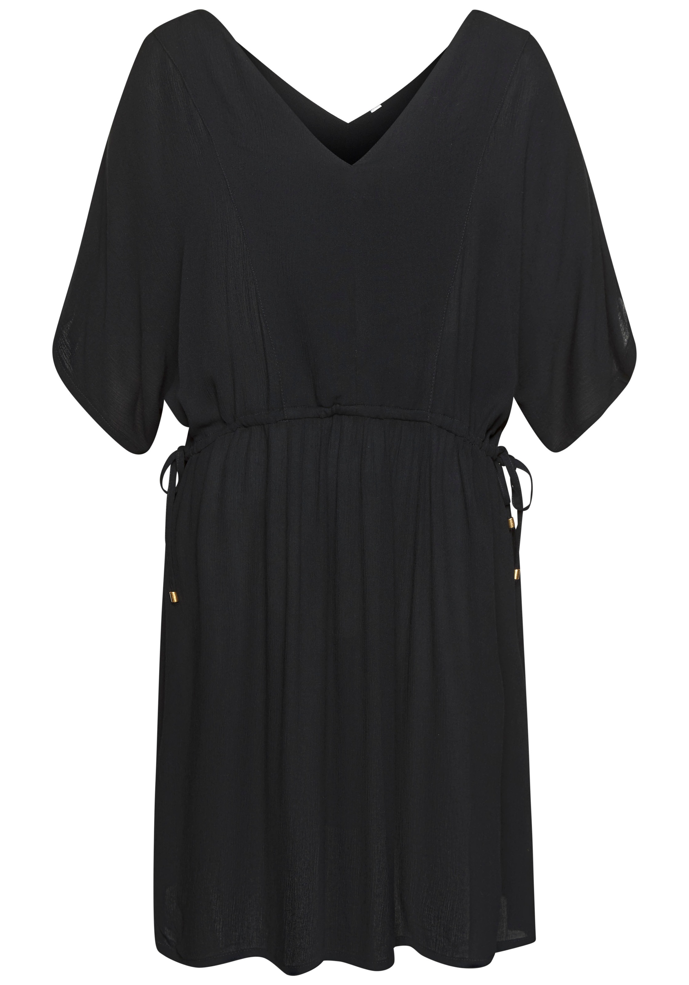 s.Oliver Longtunika aus gekreppter Viskose, kurzes Strandkleid, Blusenkleid günstig online kaufen