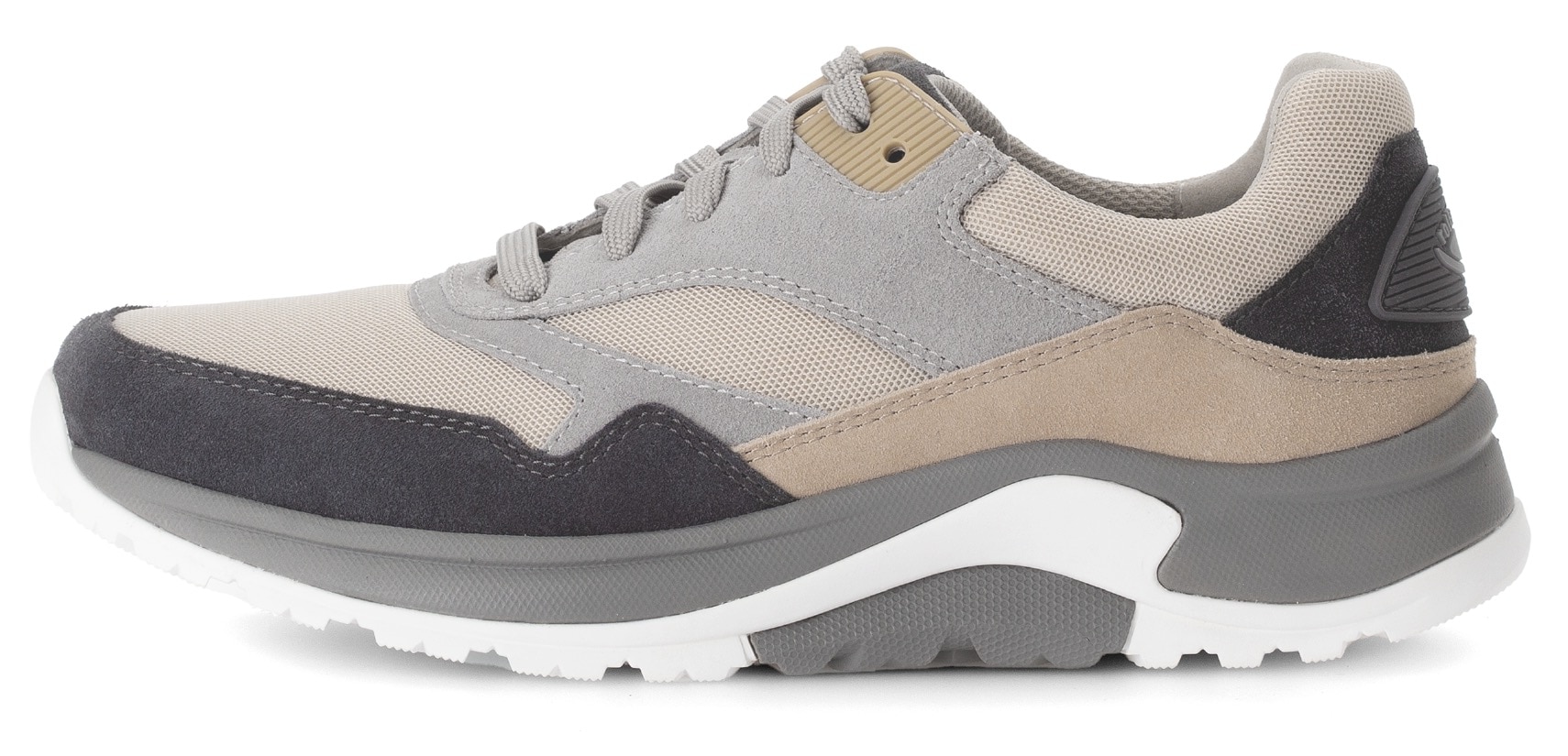 Gabor Rollingsoft Keilsneaker, Freizeitschuh, Halbschuh, Schnürschuh mit Wechselfußbett, Weite G