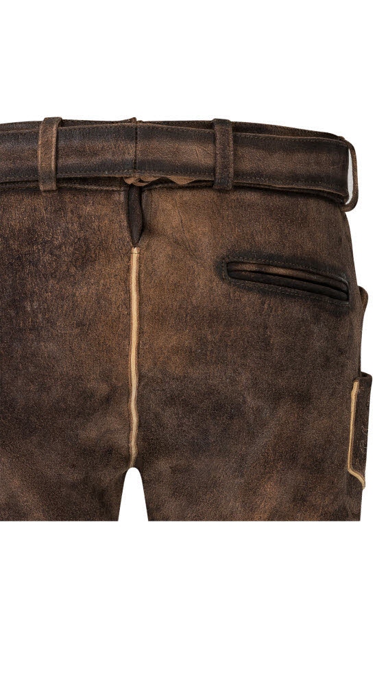 Nübler Trachtenlederhose »Lederhose kurz Mufflon«