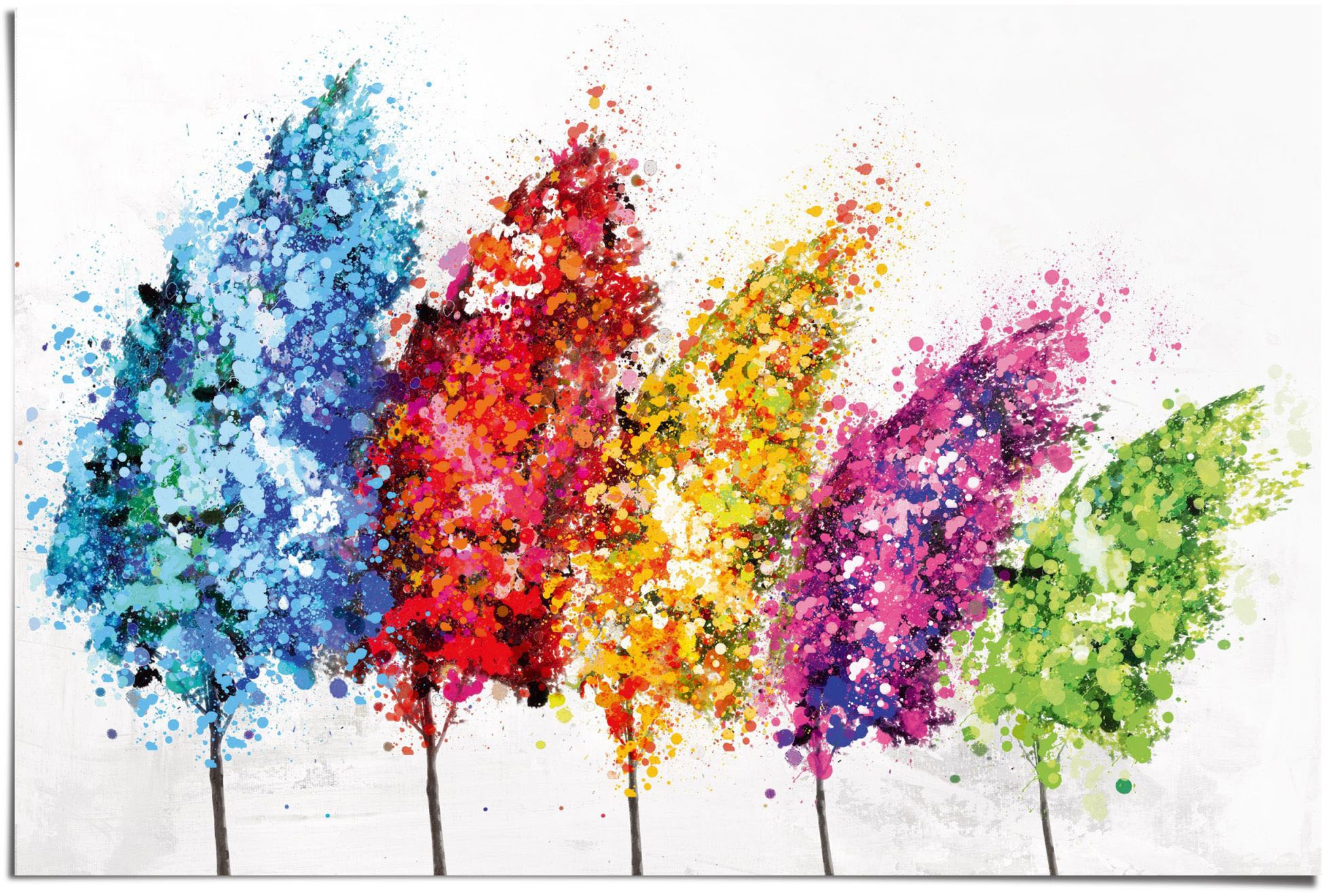 Reinders Poster "Bunte Bäume", (1 St.) günstig online kaufen