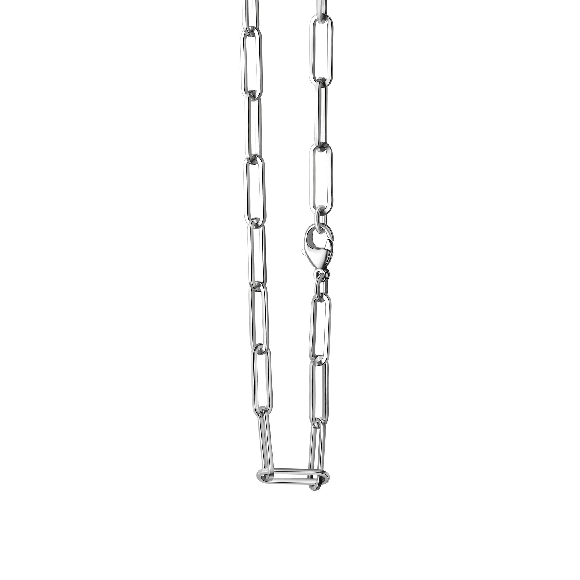 Vivance Collierkettchen »925/- Sterling Silber rhodiniert Gliederkette 55  cm« für bestellen | BAUR