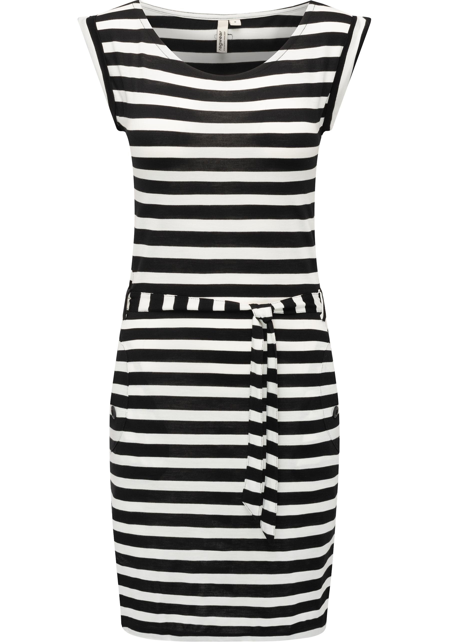 Ragwear Sommerkleid "Tagg Stripes", gestreiftes Damen Minikleid mit Taillen günstig online kaufen